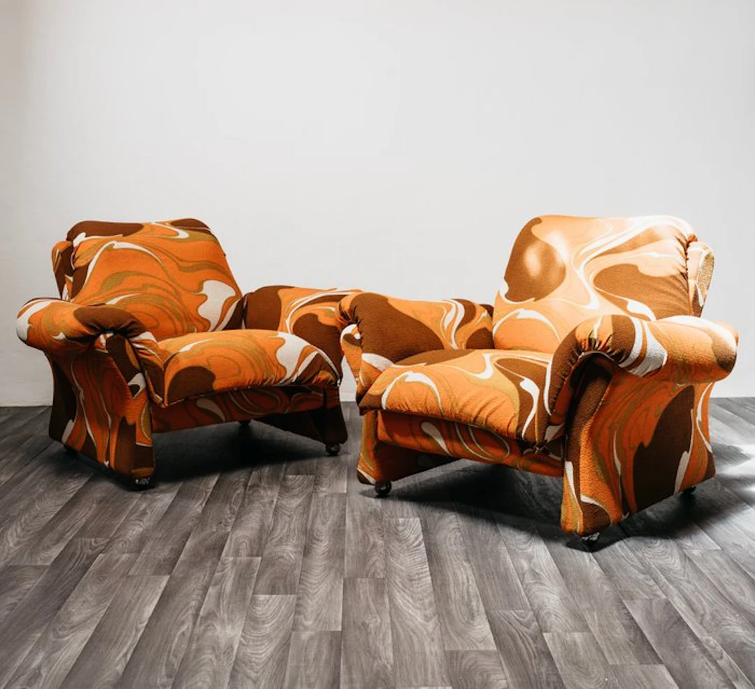 1P - Armchair (2) - Textile
