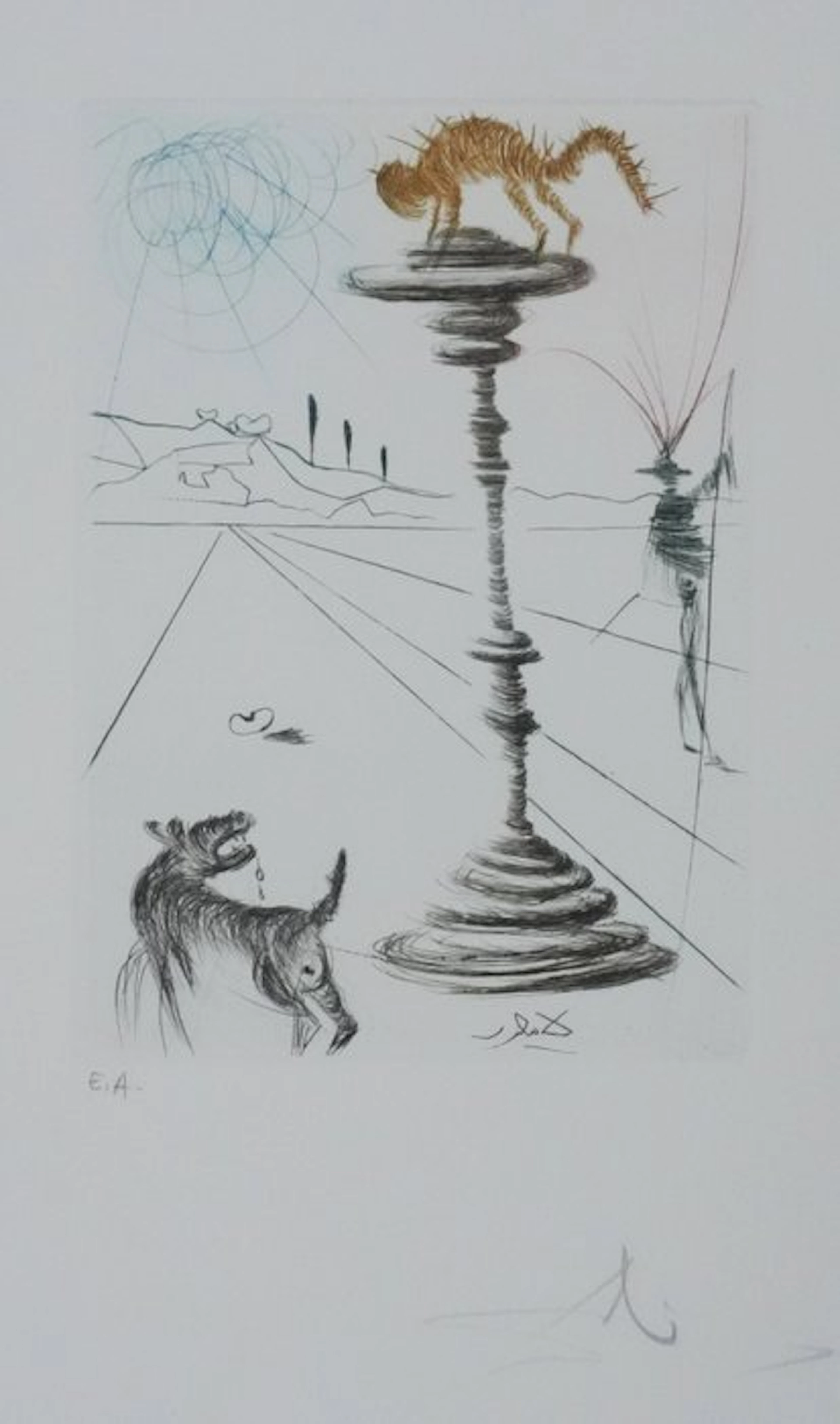 Salvador Dali (1904-1989) - Shakespeare : La Mégère apprivoisée