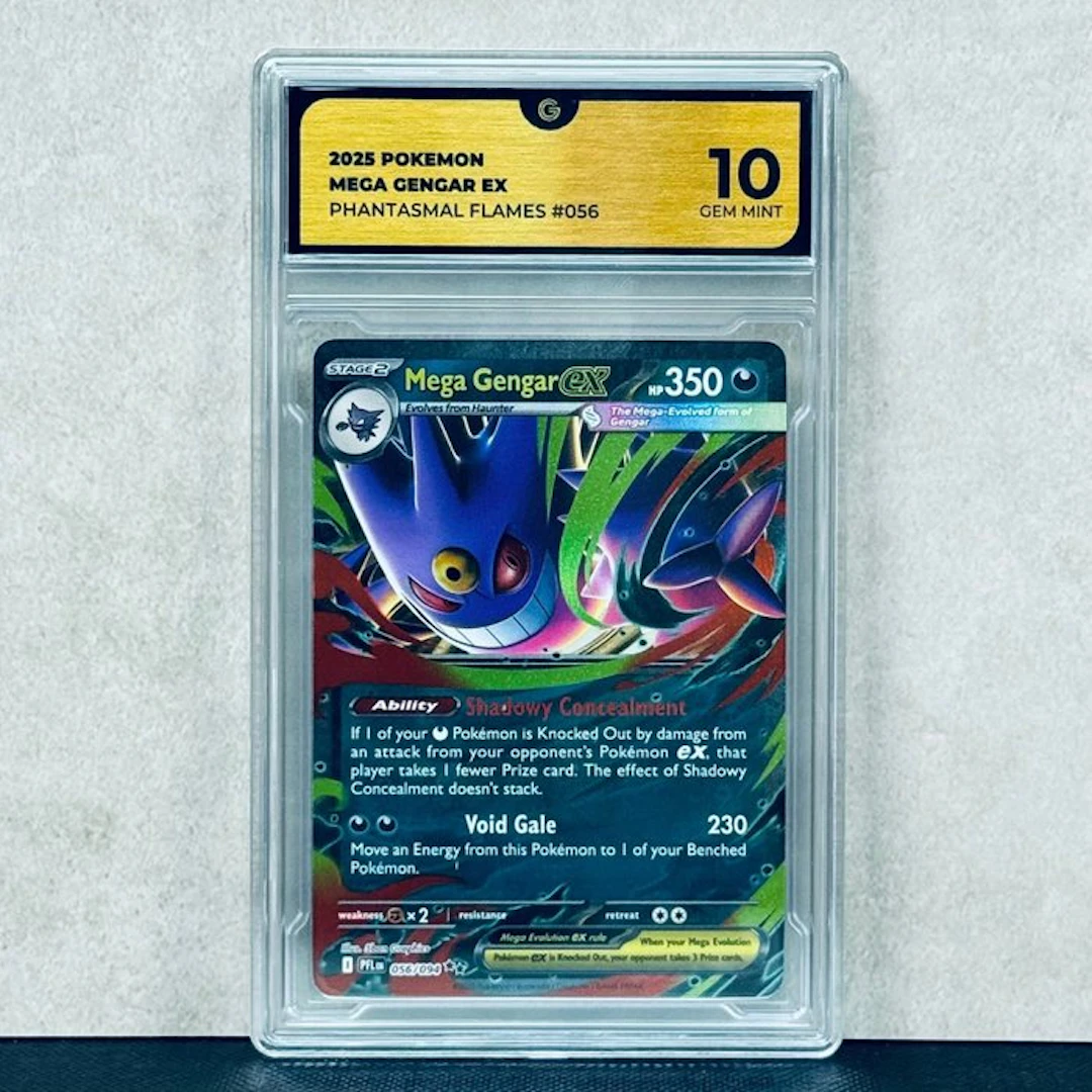 Pokémon Graded card - Mega Gengar EX #056 2025 Pokemon...