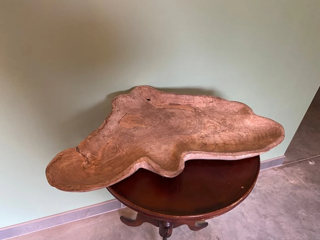 Platter - Wood - Teak root bowl