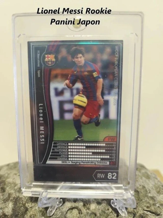 2005/2006 Panini World Club Champion Football Lionel Messi Rookie card