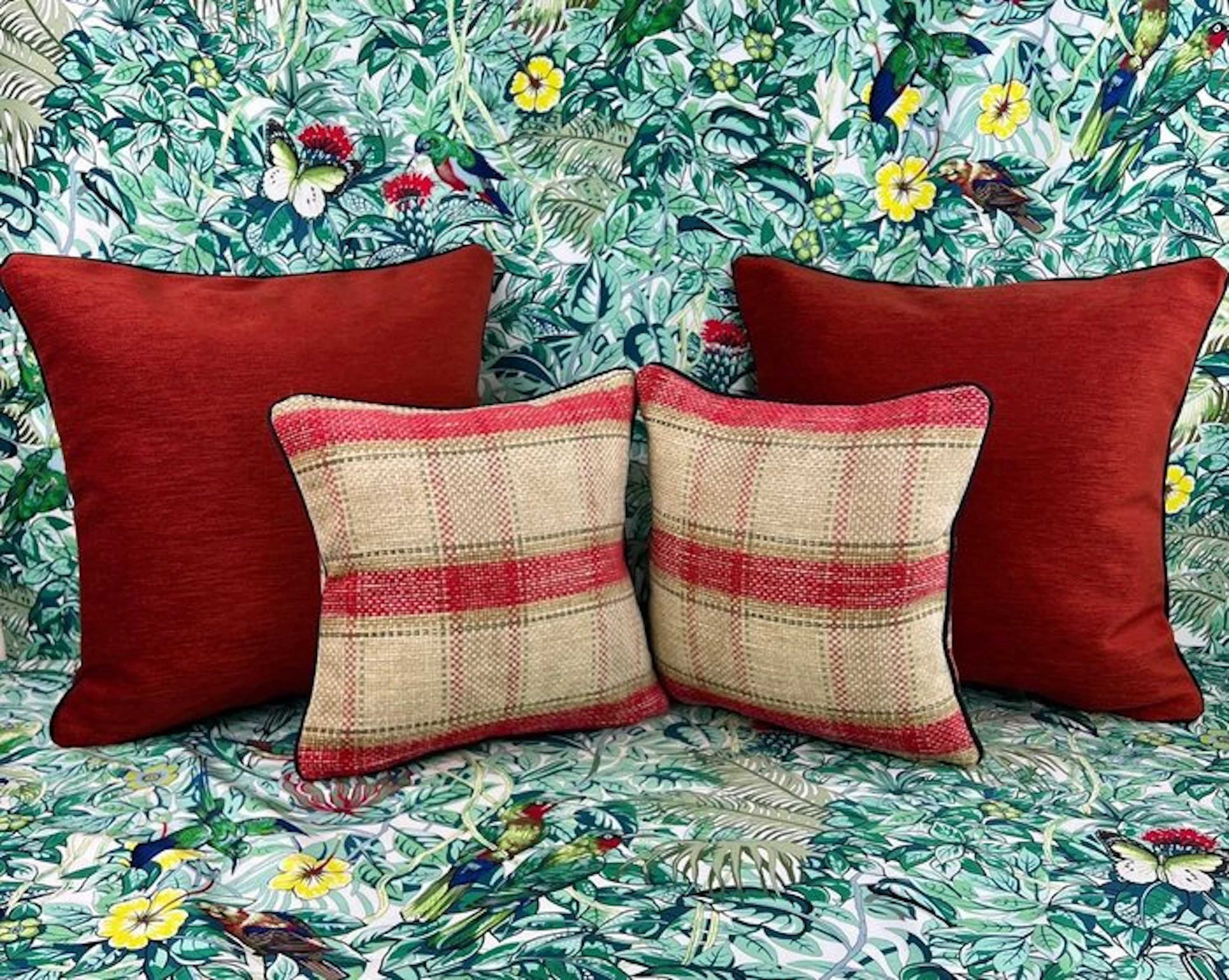 COLEFAX AND FOWLER -New set - Two cushions in a set of...