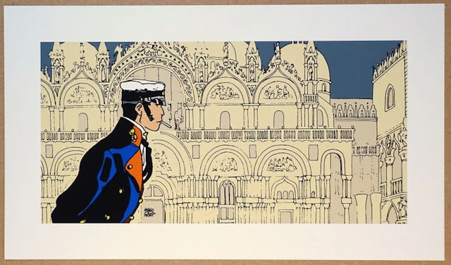 Pratt, Hugo - 1 Pigment Print - Corto Maltese - Histoire