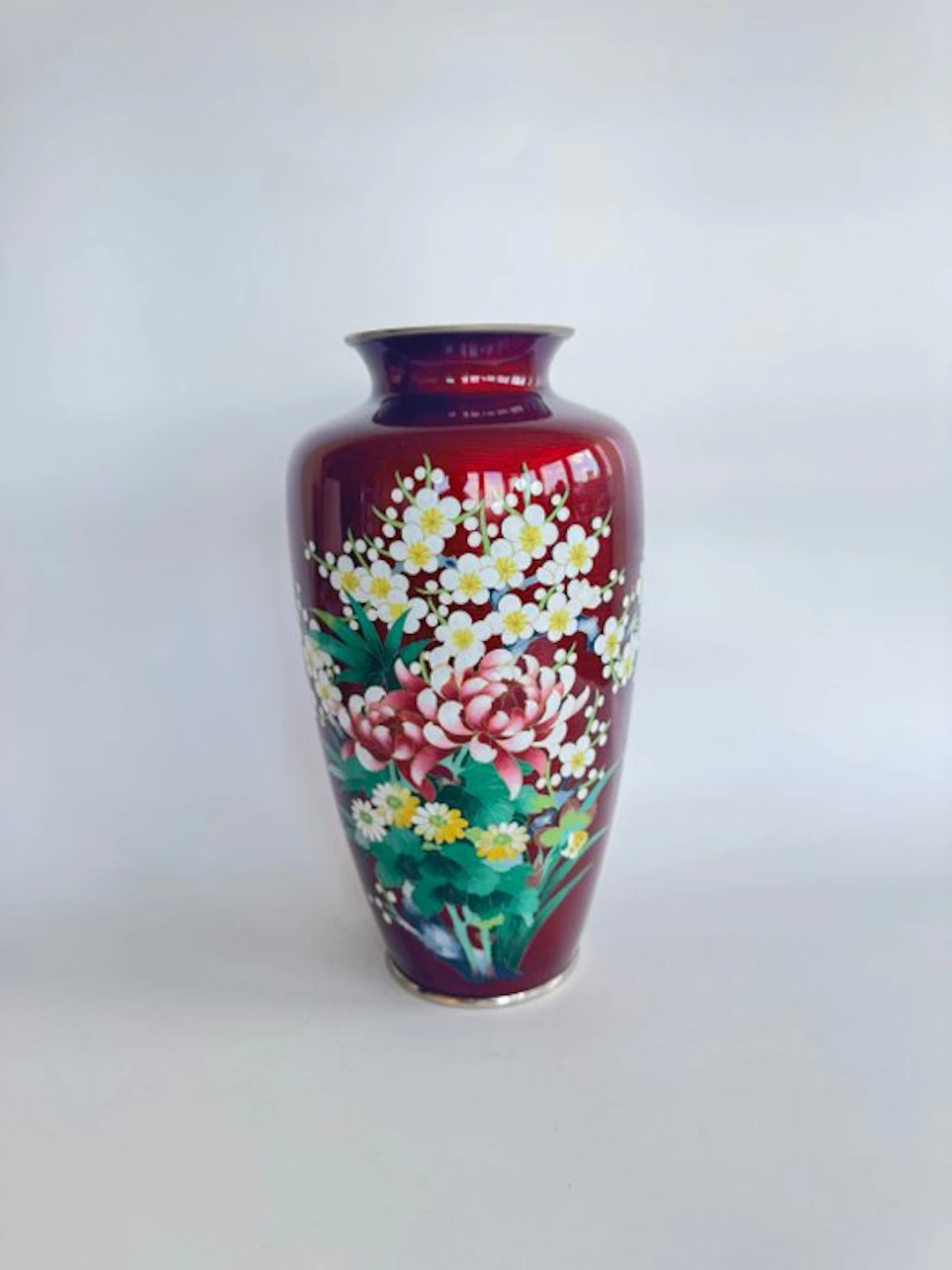 Vase - Cloisonné - Japan - Large - Height 30.9 cm