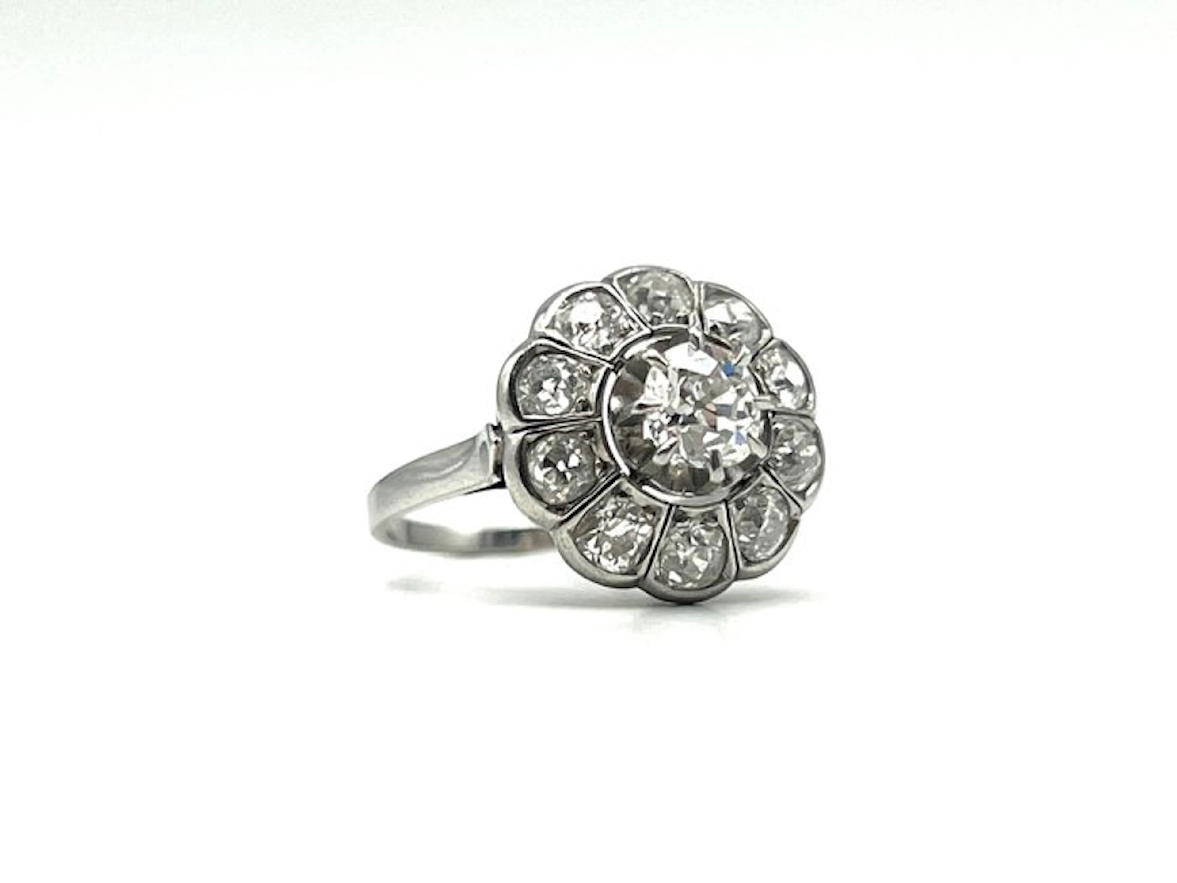 Ring Platinum - 1.00ct. tw. Diamond (Natural)
