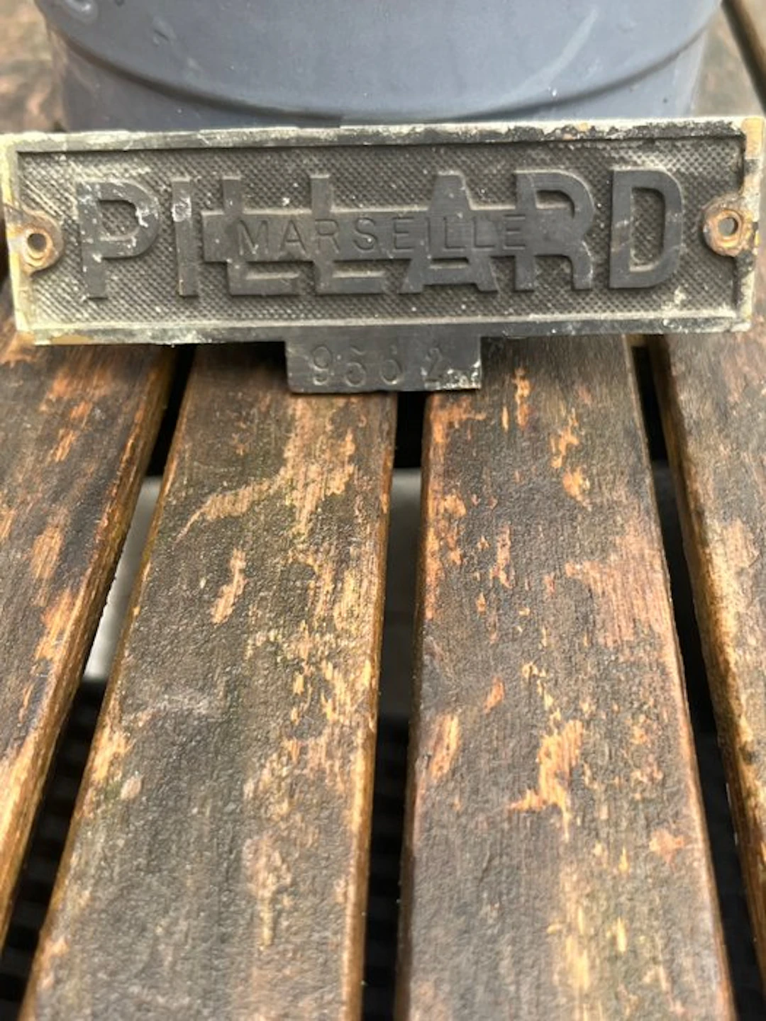 pillard marseille - PILLARD advertising plaque Marseille - pillard