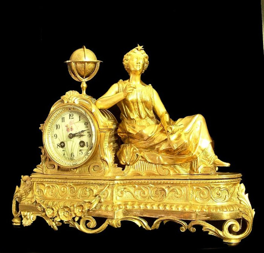 Mantel clock - Ancient Greece: Urania