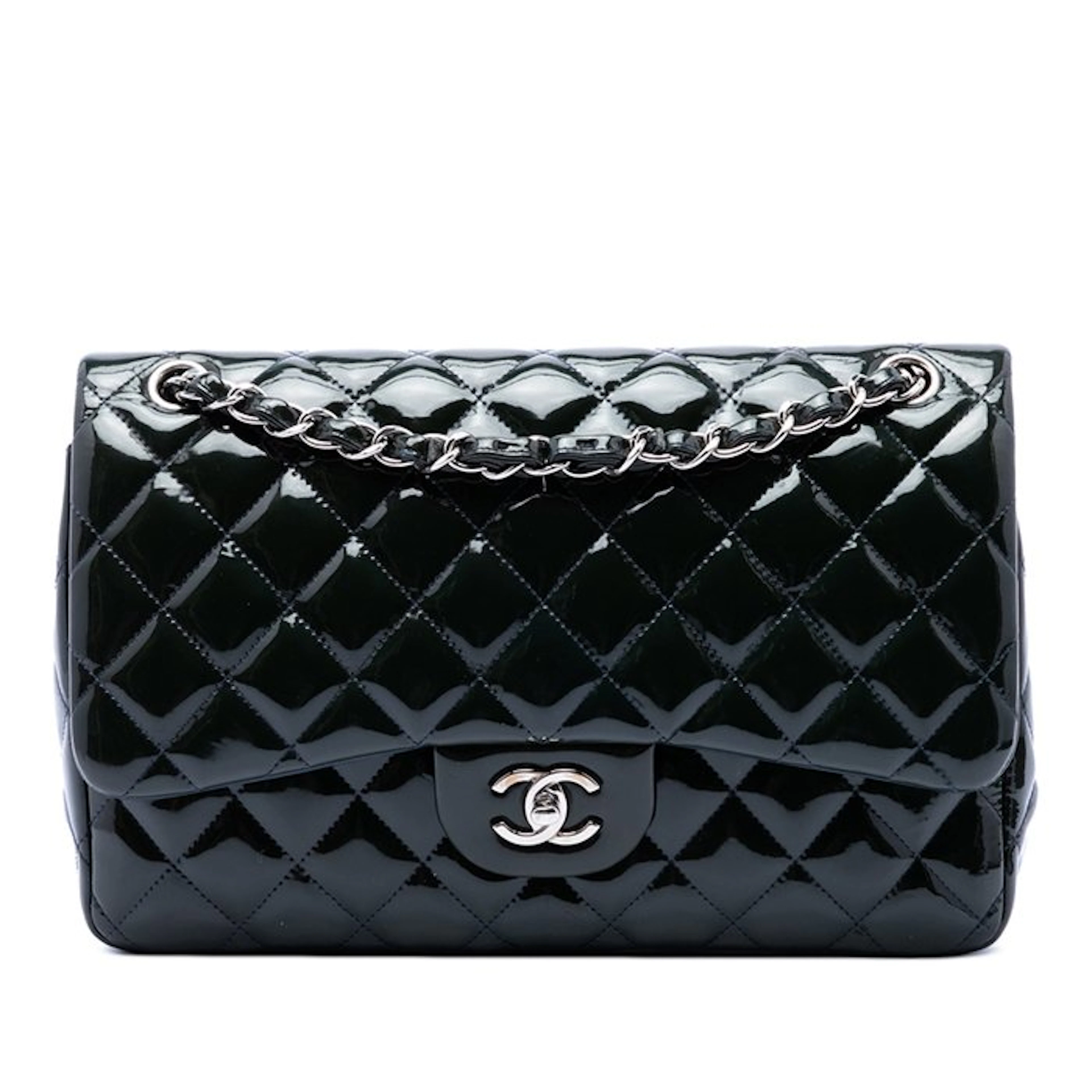 Chanel - Jumbo Classic Patent Double Flap - Bag