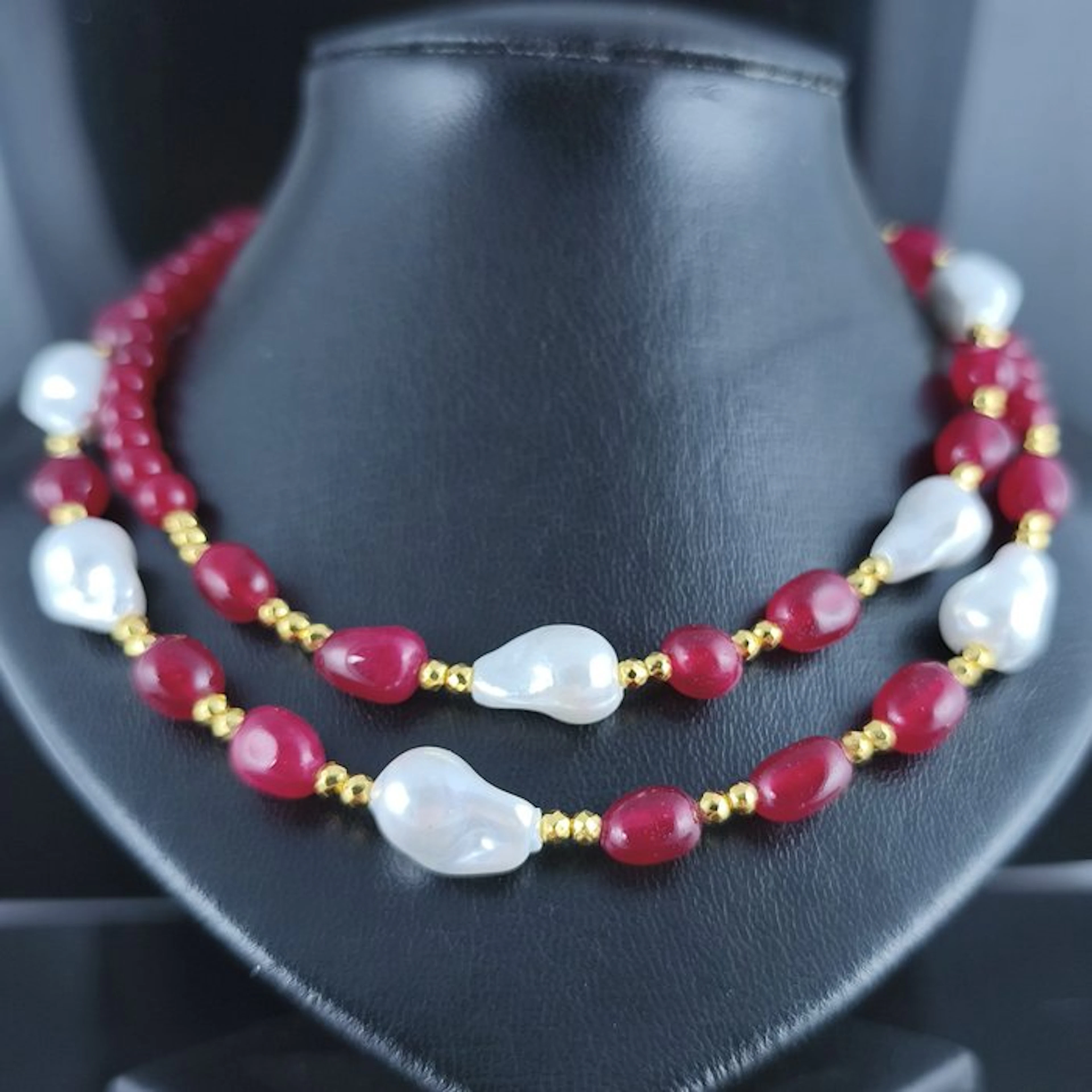 Ruby Jewellery - Height: 80 cm - Width: 12 mm- 53.77 g - (1)