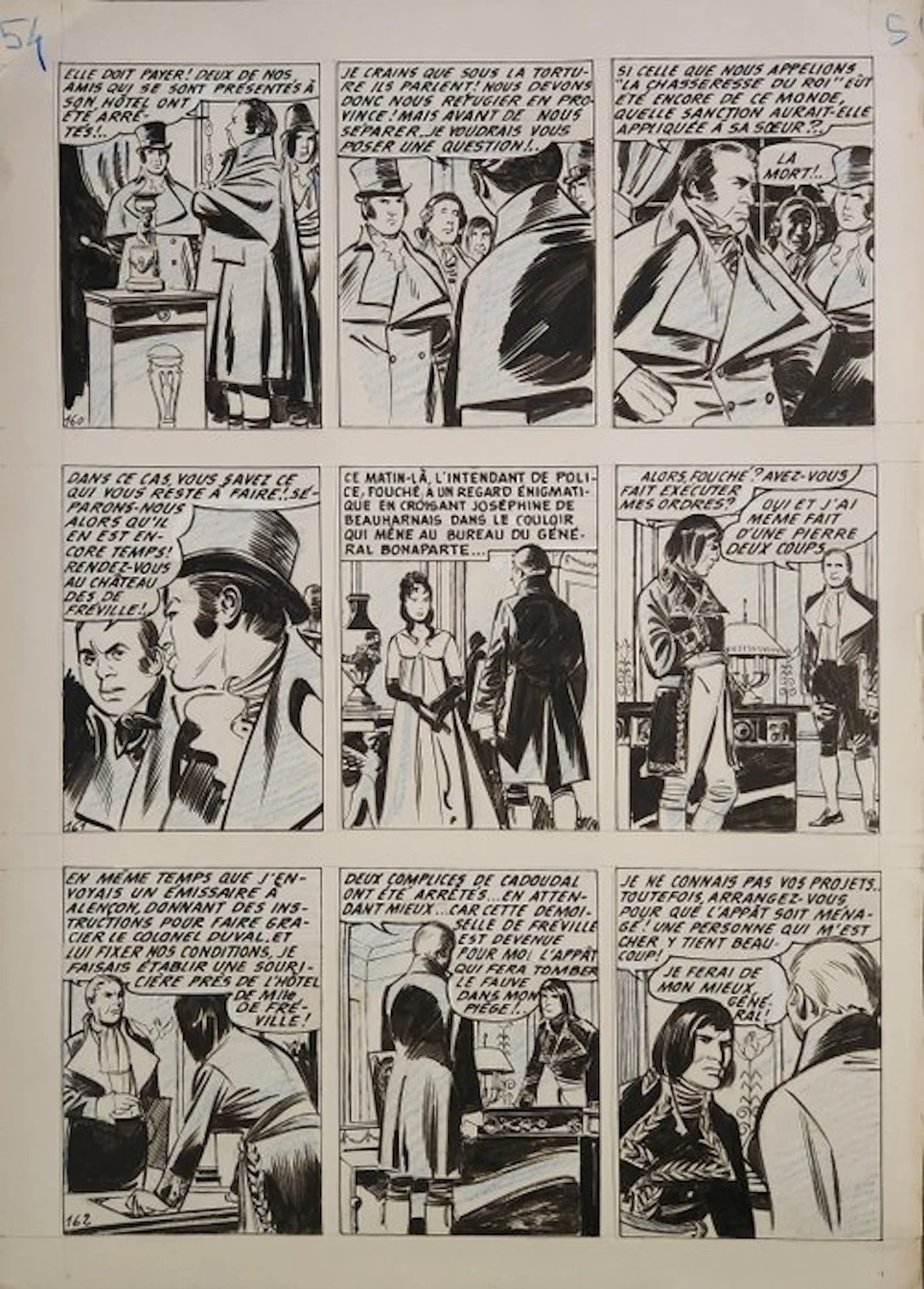 Gaty, Christian - 1 Original page - Diane De Freville - 1970