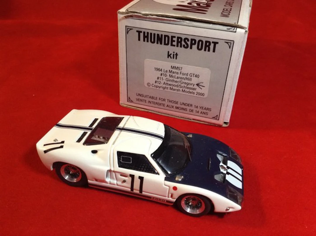 Marsh Models - Thundersport - made in England 1:43 - Model race car - ref