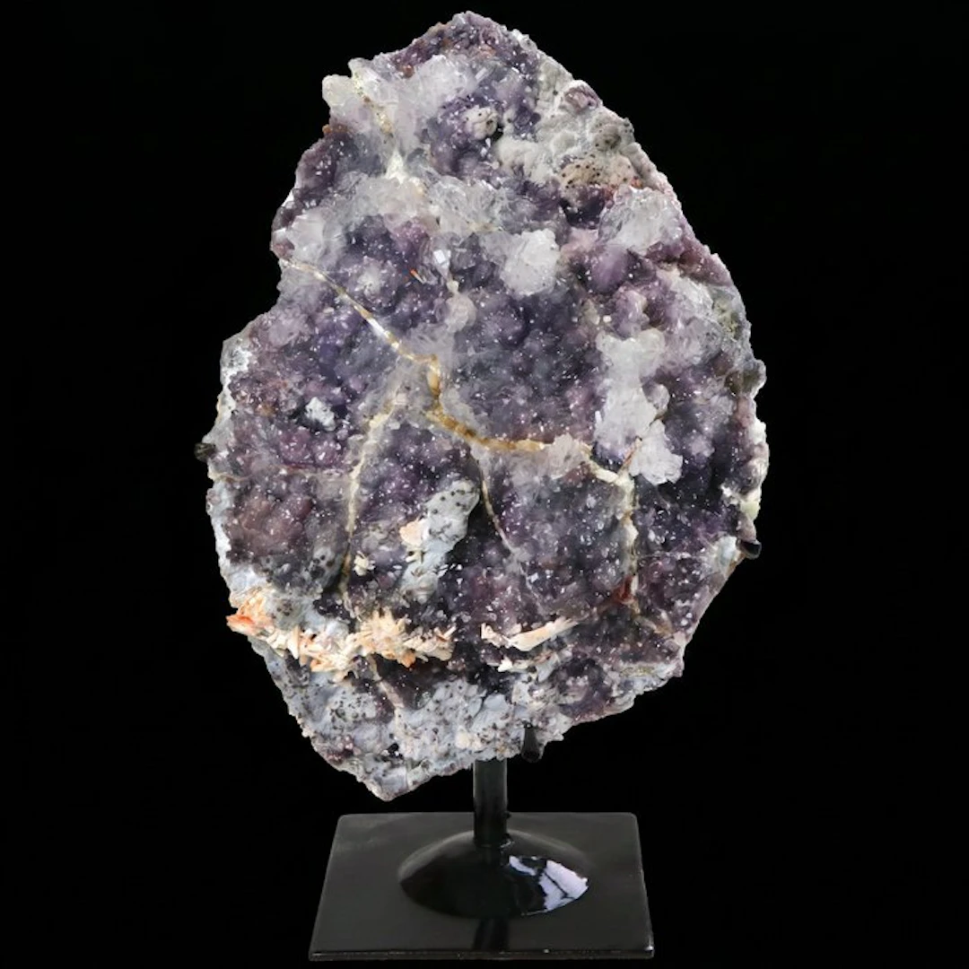 Rose Flower Amethyst - Interior Piece - 34x20x11 cm- 1.95 kg