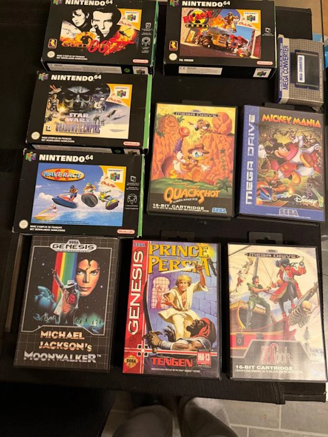 Sega, Nintendo - N64 - 9 N64 games Not tested - Video game - In original box