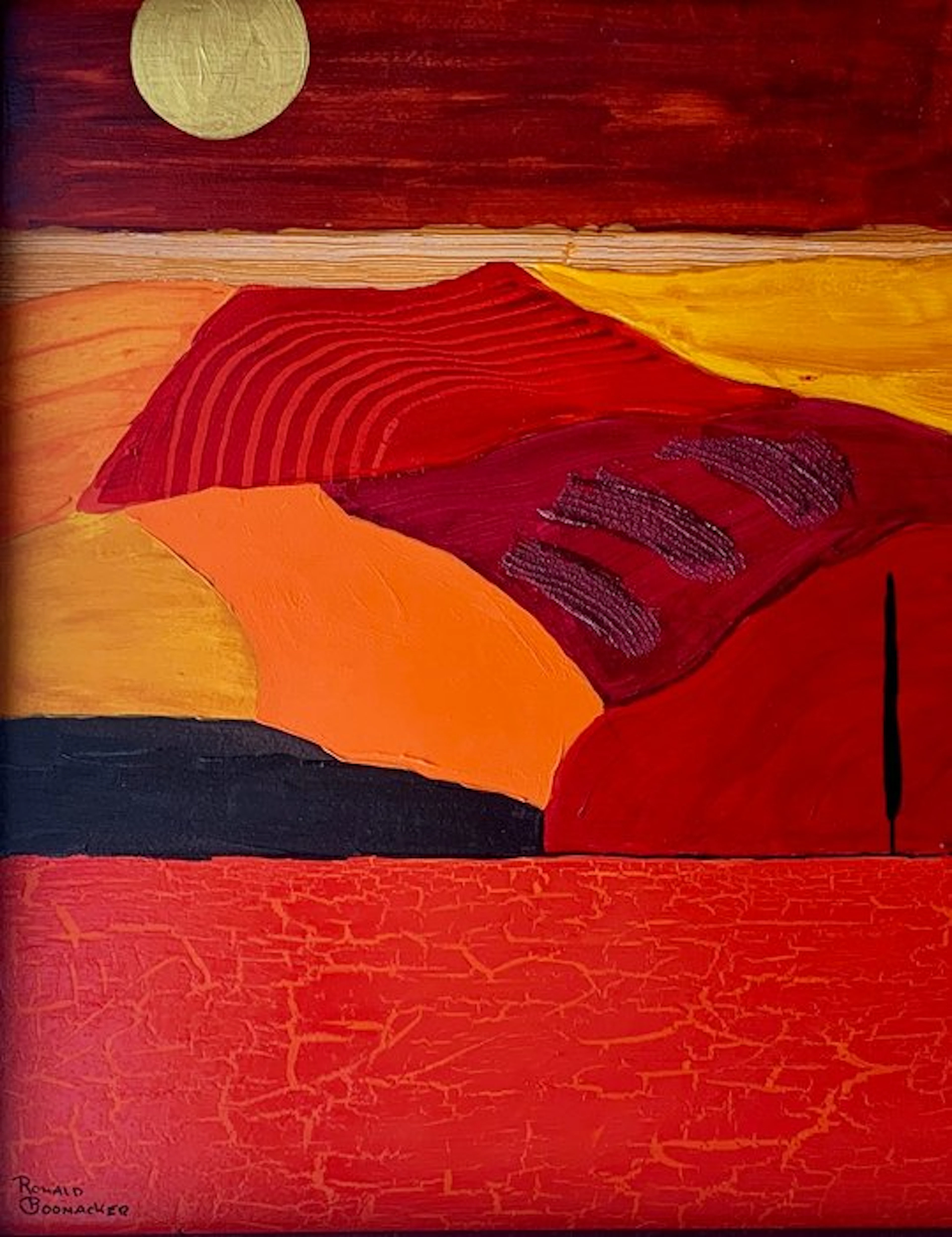 Ronald Boonacker (1955) - Italiaans Landschap