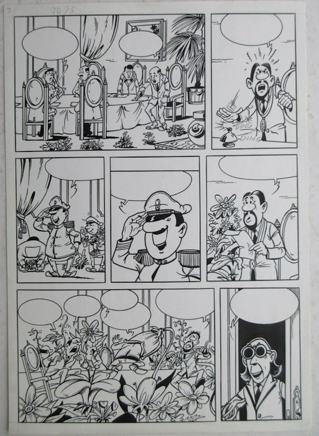 Studio Vandersteen - 1 Original page - Jerom - De kleurenzaaier p. 13