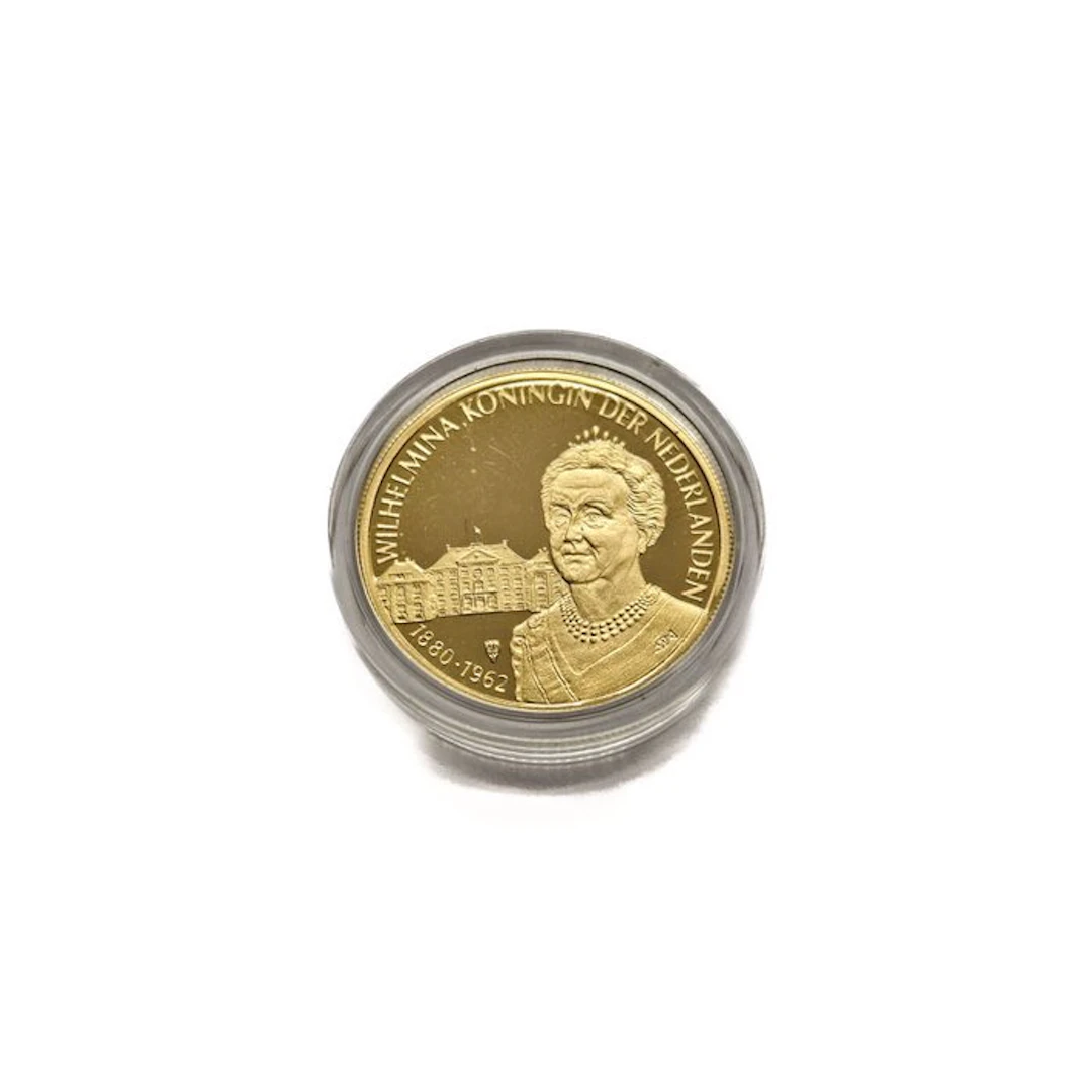 Netherlands. Gold medal Wilhelmina, vorstin in Goud