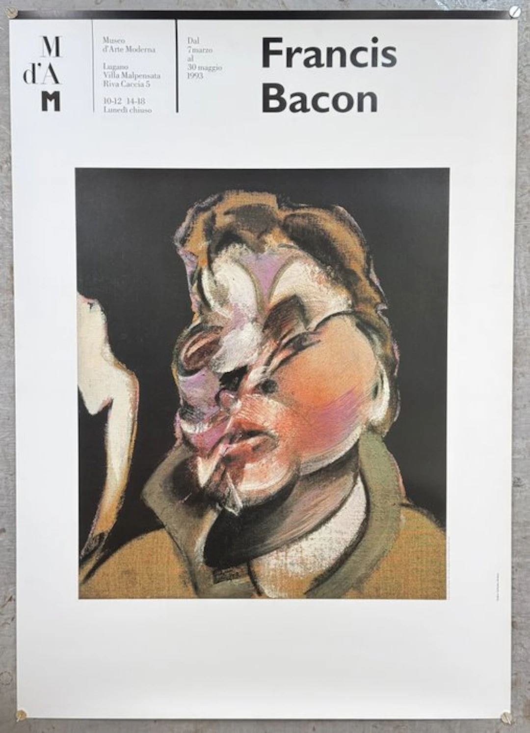 Francis Bacon (after) - Portrait | “Museo d’Arte Moderna Lugano” 1993