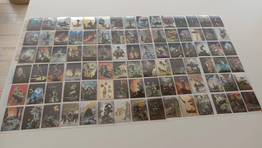 The Best of Frazetta – All-Chromium Collector Cards - 90...