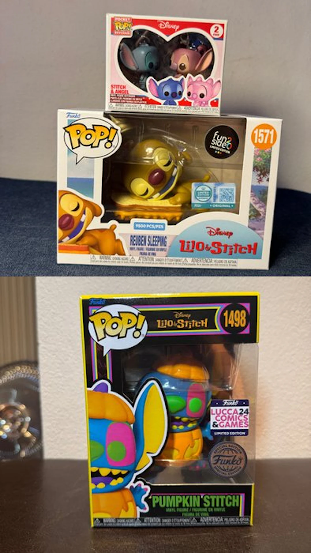 Funko - Funko Pop 3 Funko : Stitch Pumpkin 1498 Limited Edition