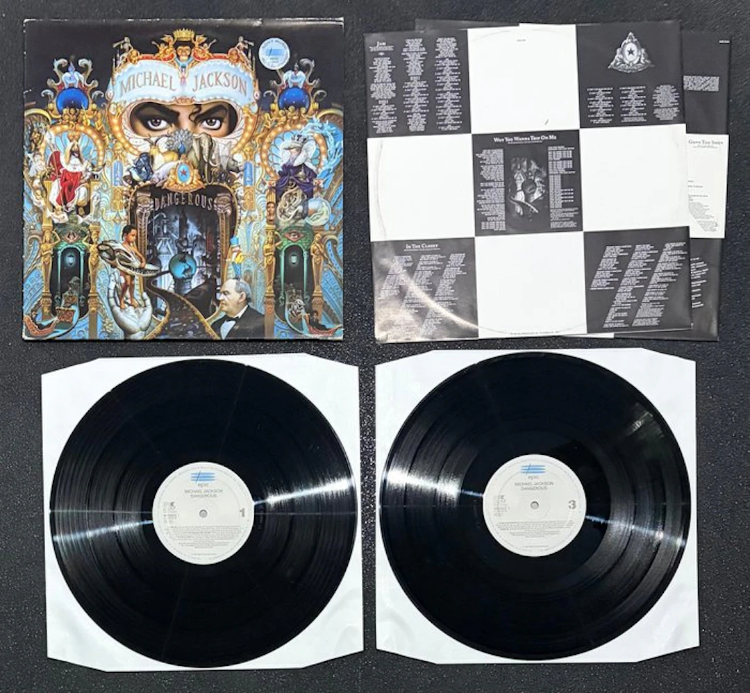 Michael Jackson - Dangerous (Europe) – Original 1991 2LP...