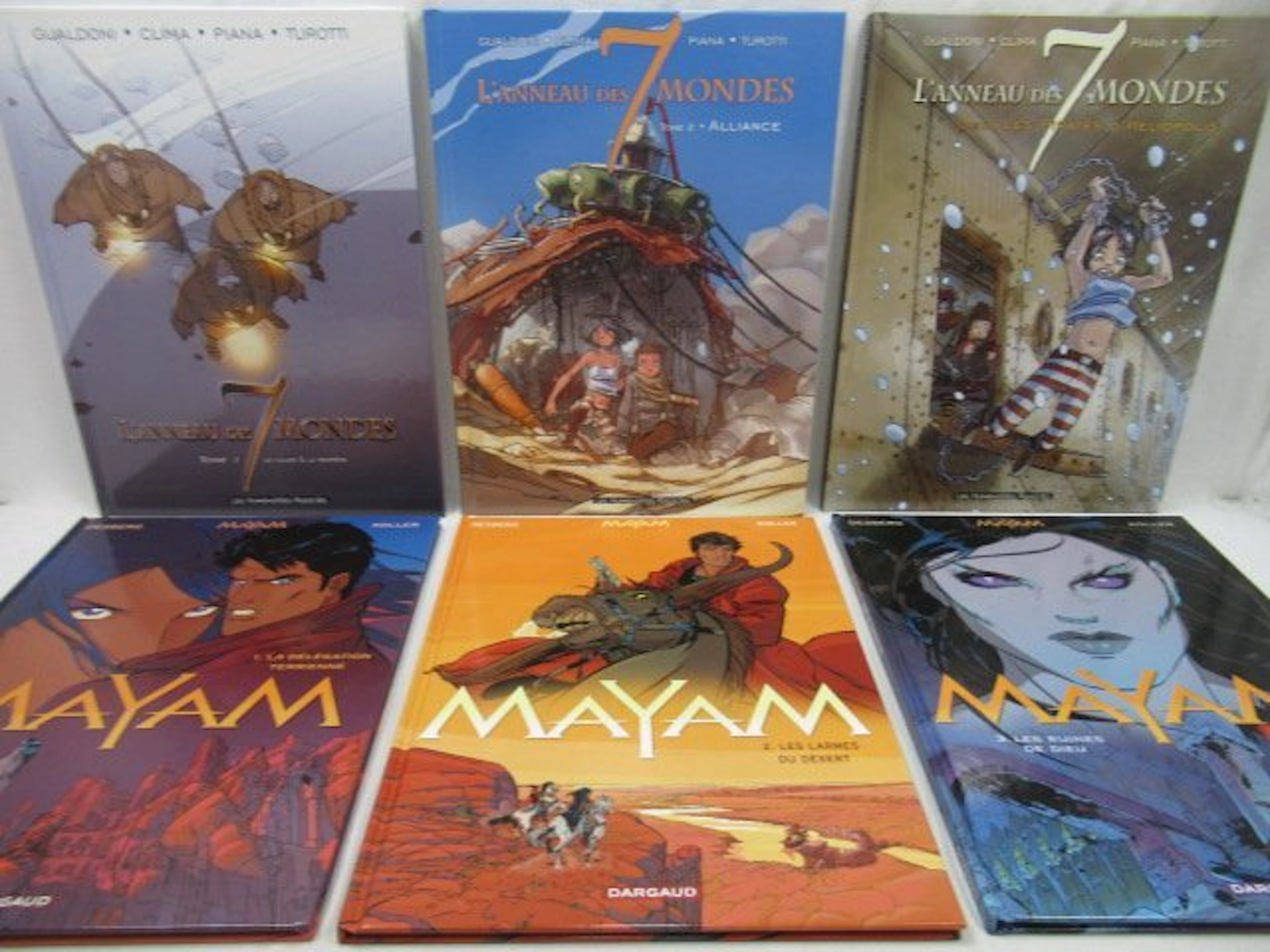 L'Anneau des 7 mondes T1 à T3 + Mayam T1 à T3 - 6x C - 6...