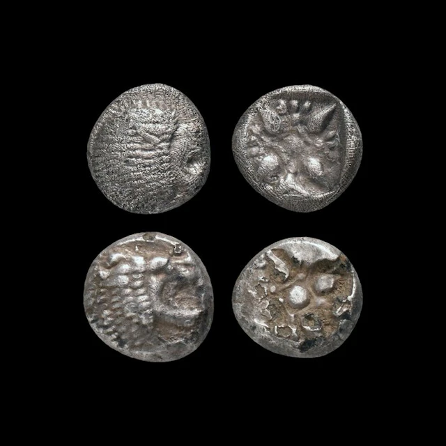 Ionia, Miletos Diobol 525-475 BC. Lot of 2 (No reserve price)