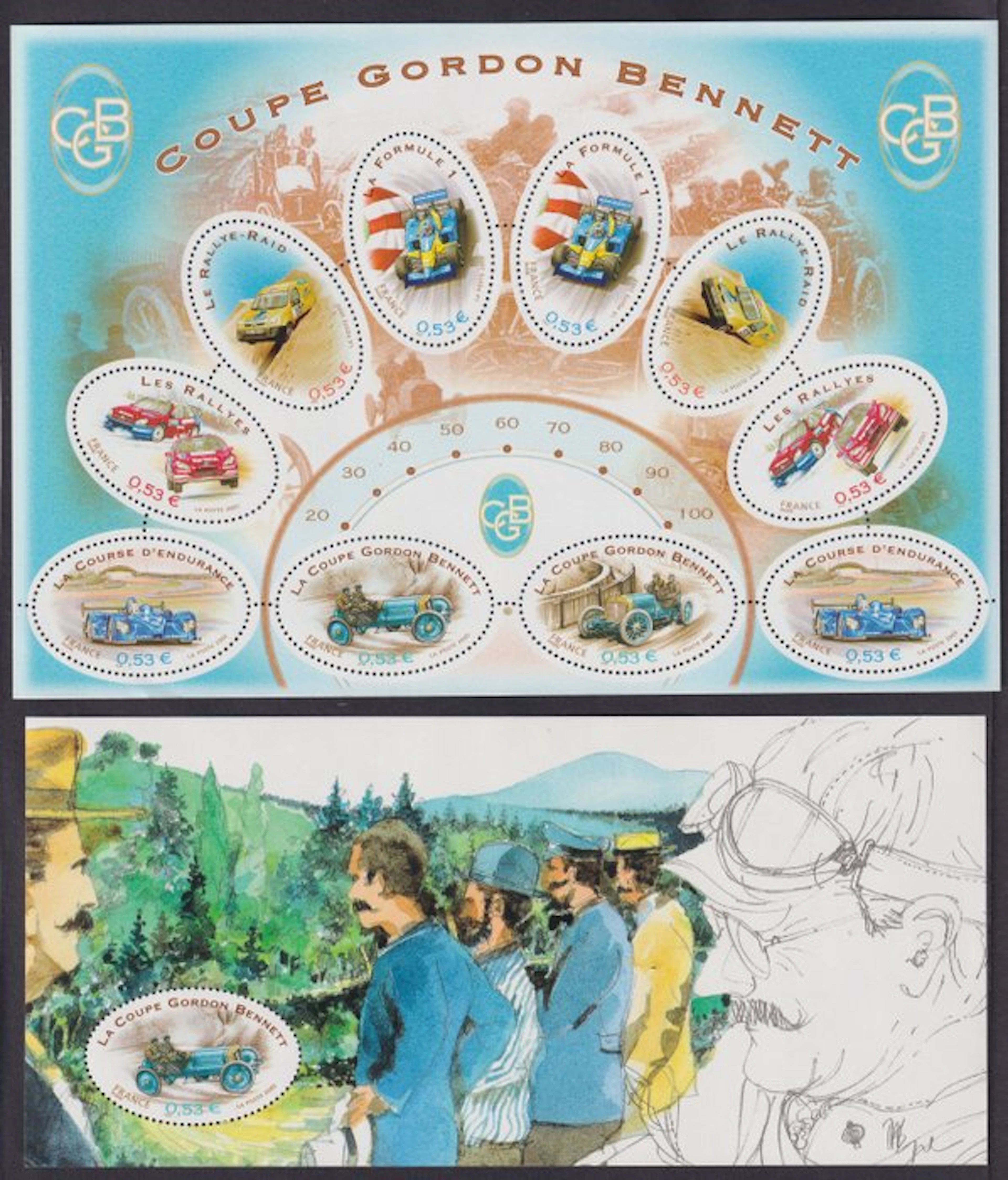 France 2005 - Sheet blocks No. 86 and No. 87, new**, superb - Yvert