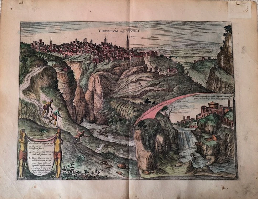 Italy - Tivoli, Lazio; BRAUN, Georg & HOGENBERG, Frans - Tivoli - 1581-1600