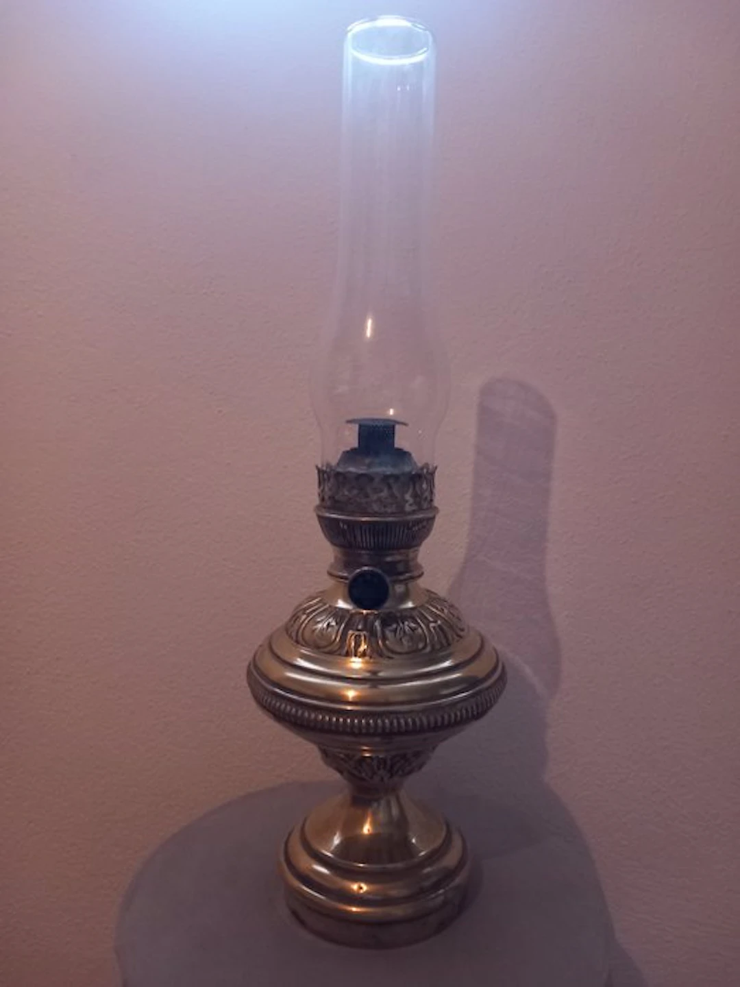 Matador - Kerosene lamp - Gilt brass