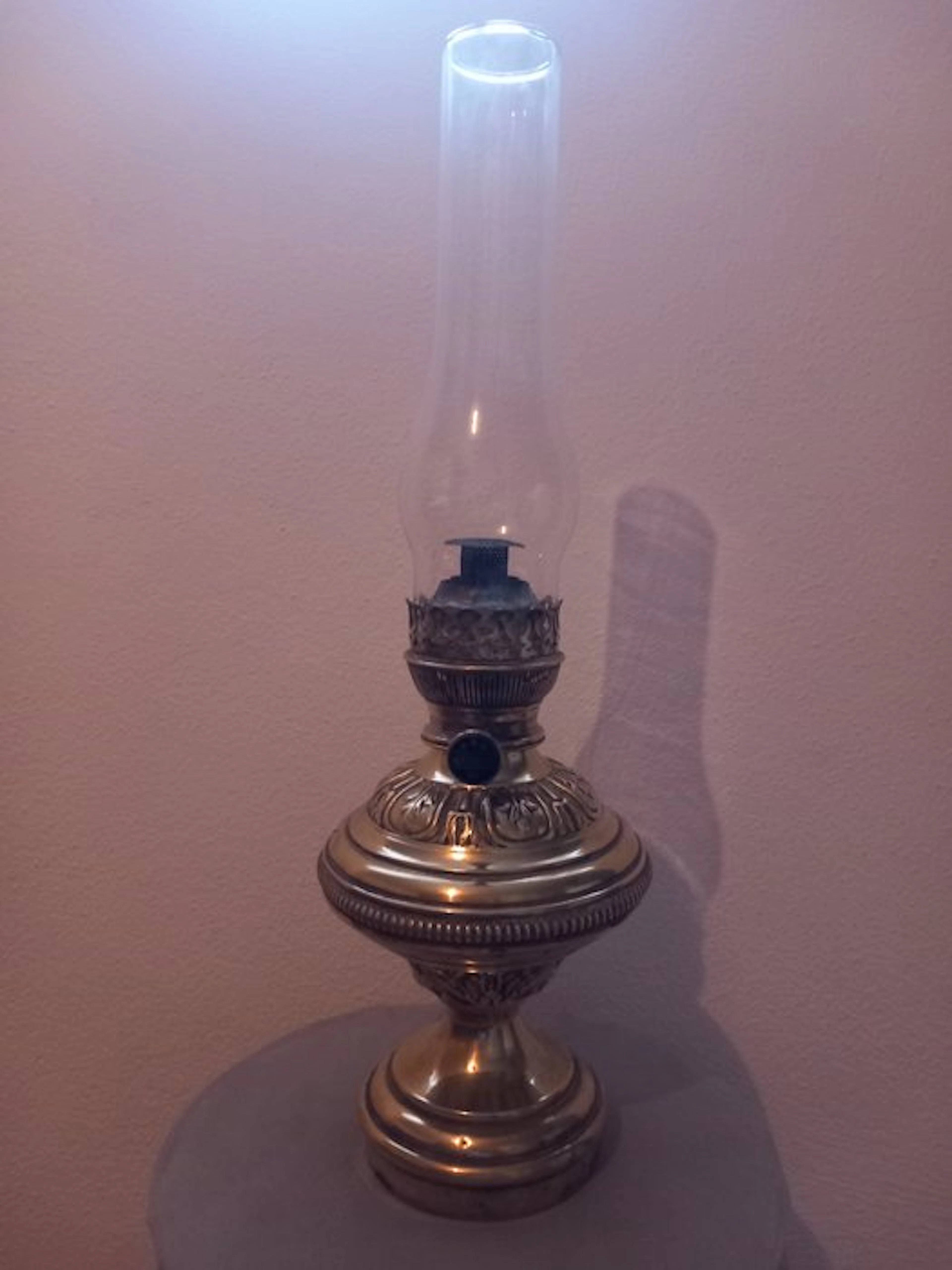 Matador - Kerosene lamp - Gilt brass