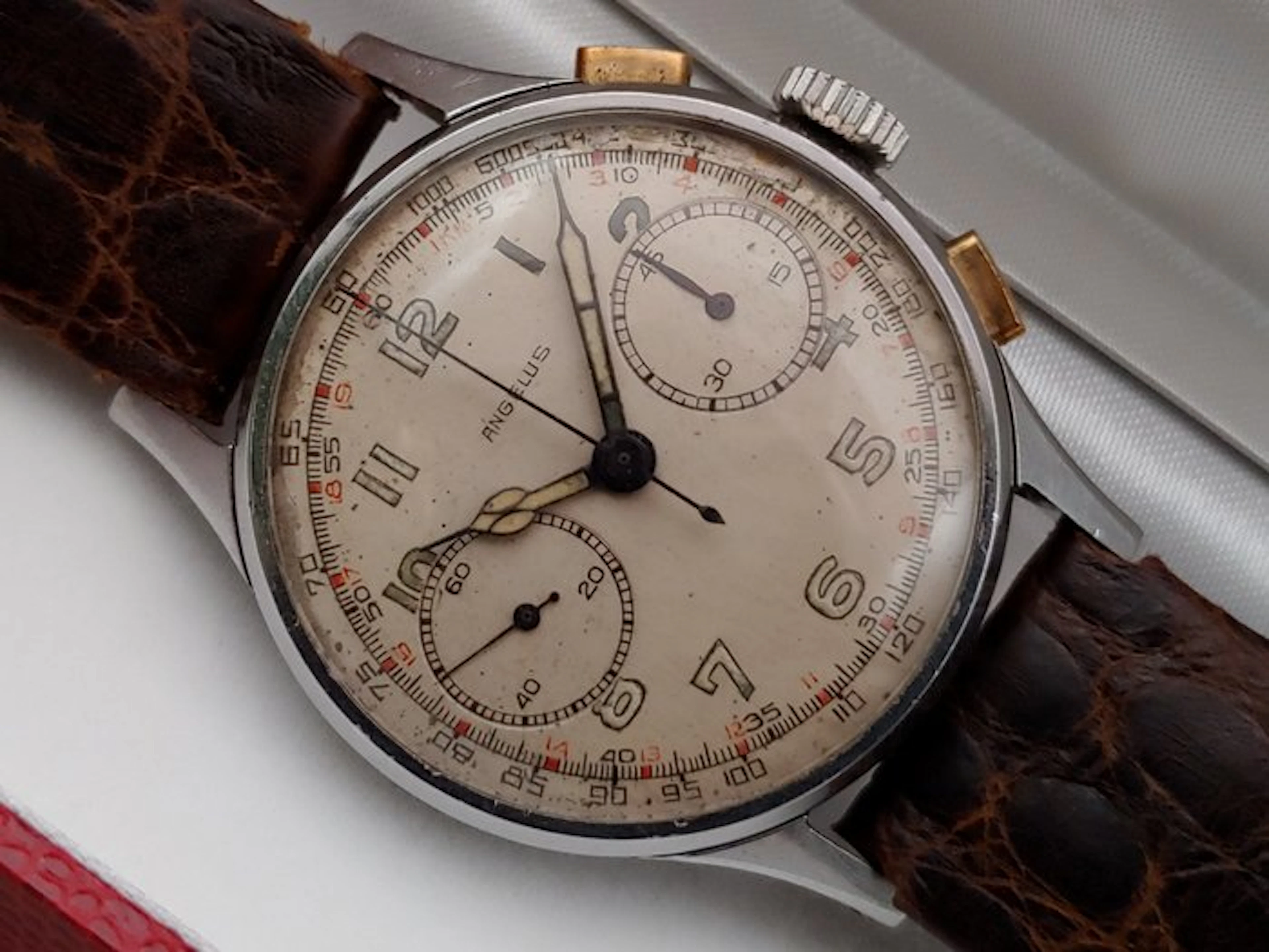 Angelus - Chronographe Bi-compax - 227161 - Men - 1950-1959