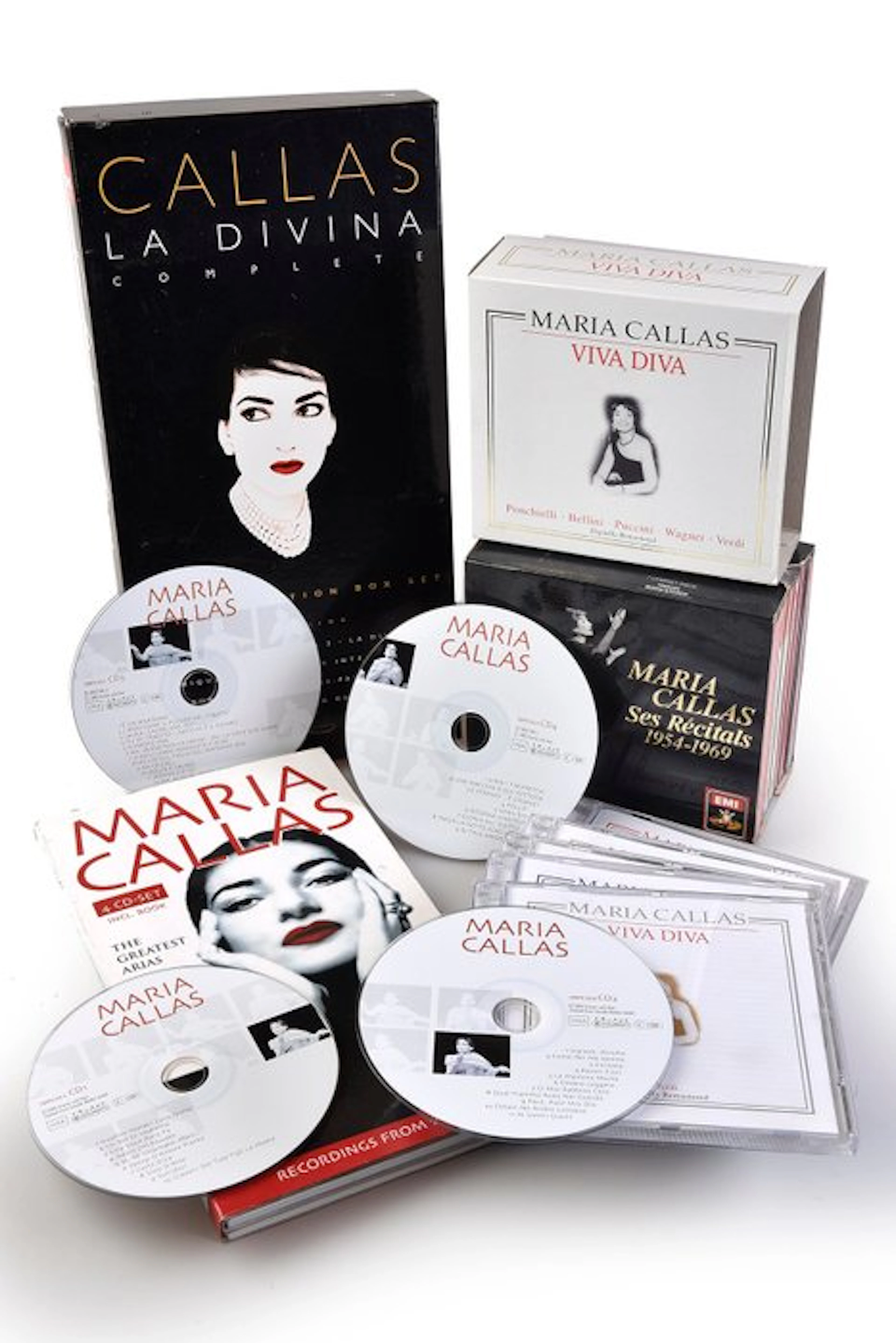 Maria Callas - Collection of 4 x box sets - Multiple titles - CD box set - 1986