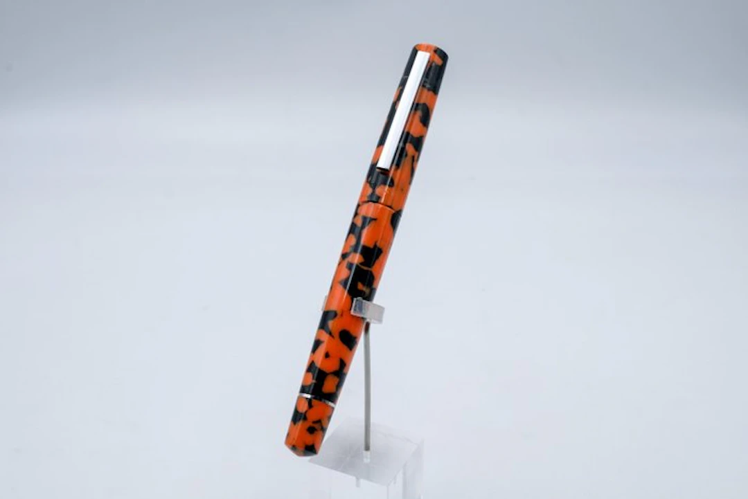 Tibaldi - Infrangibile - BI-Co Black & Orange - (TIROBL22) - Fountain pen
