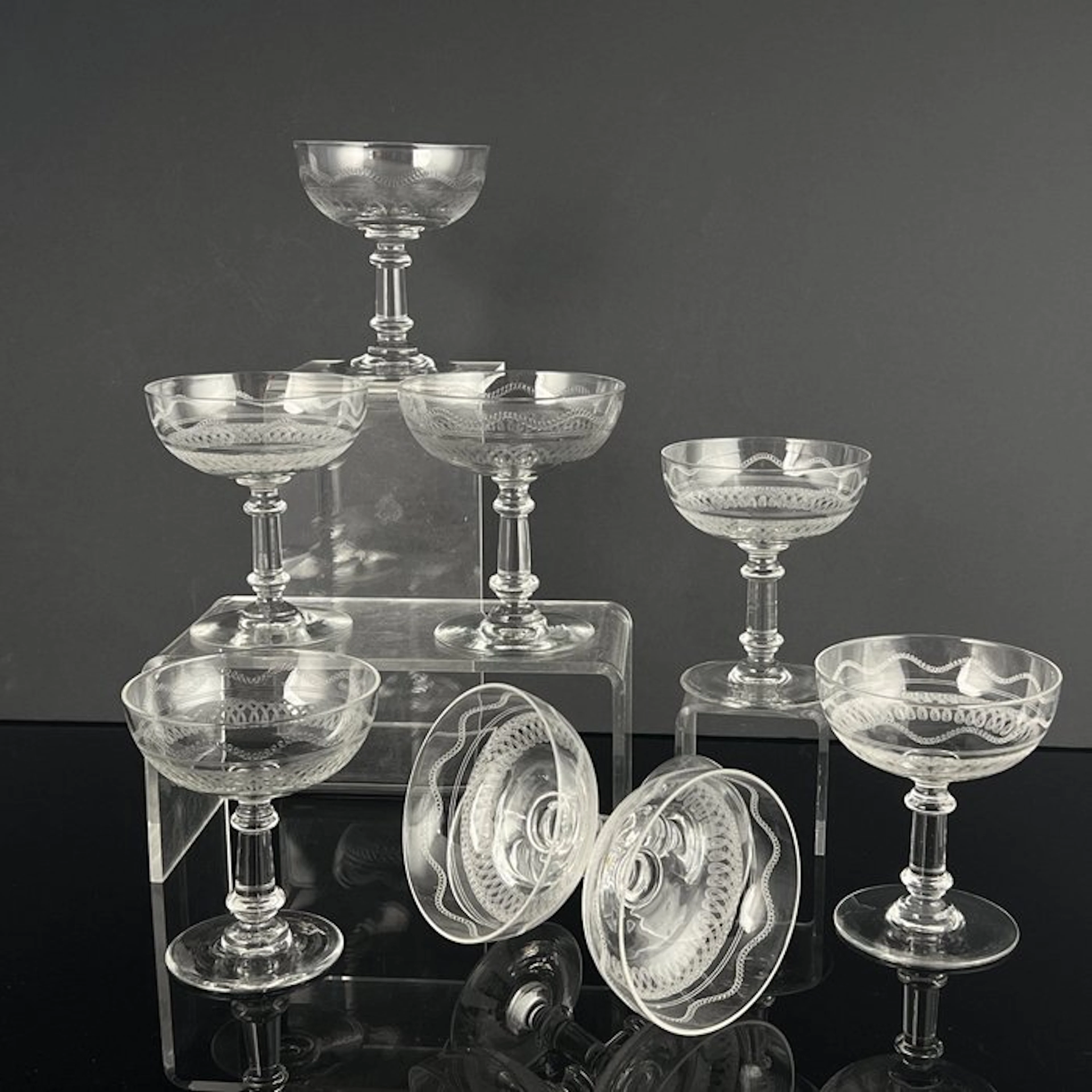 Val Saint Lambert - Drinking service (8) - Lothaire...