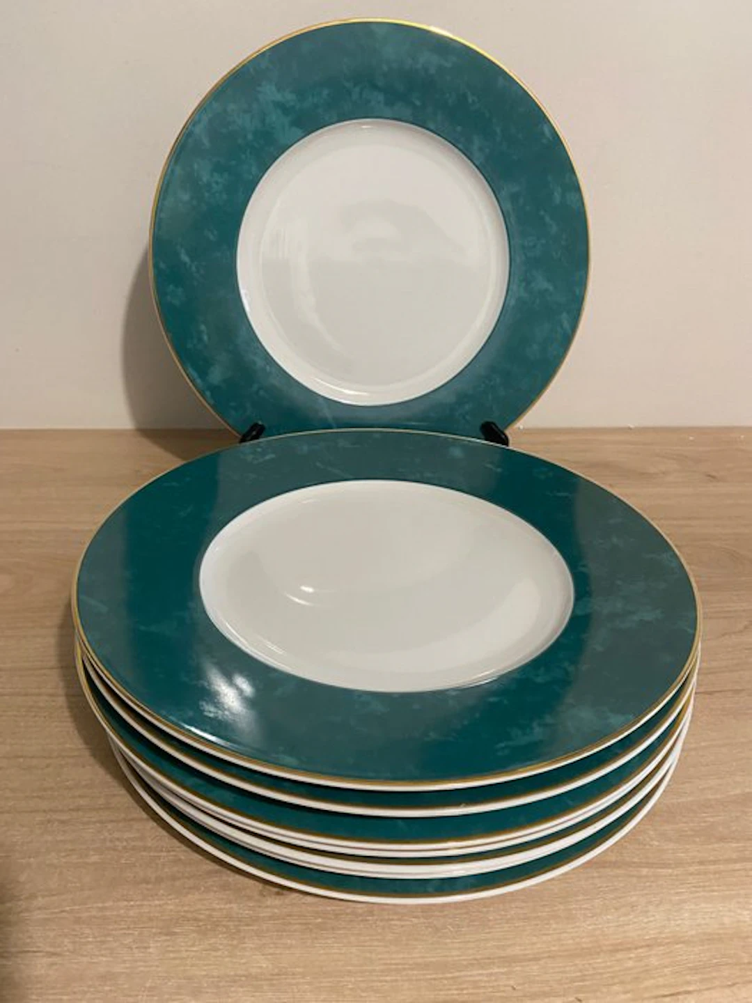 Guy Degrenne - Serving plate (8) - Emeraude - Porcelain - presentation plate