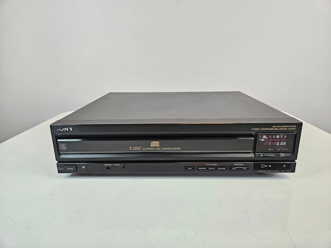 Sony - CDP-C500 / 5-Disc Rotary Carousel Changer CD player