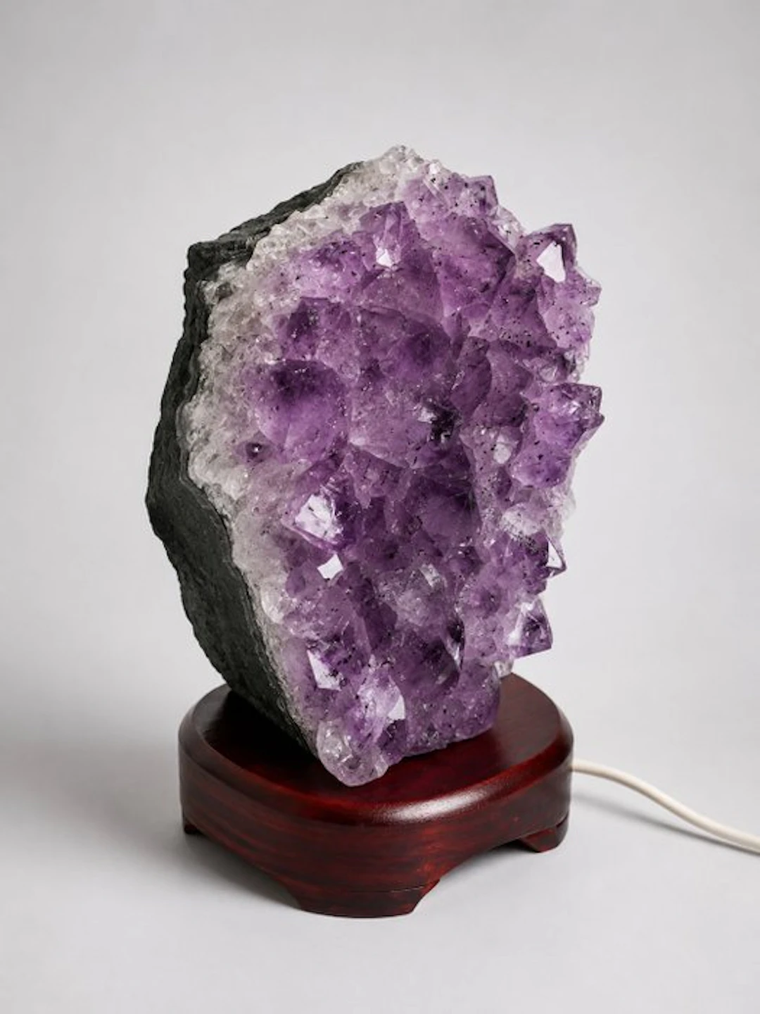 Table lamp - Design - Amethyst - Natural Crystal - Mood lighting