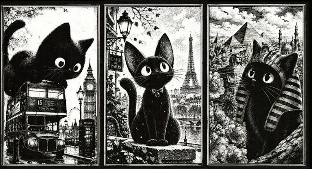 Æ (XX-XXI) - Set of 3 – “Jiji: Three Cities