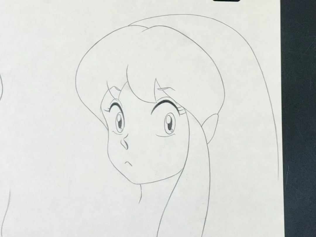 Kitty Films - Original animation model drawing of Lum