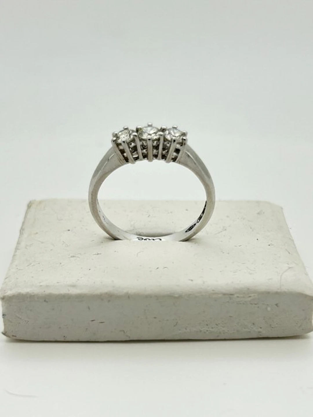 Ring - 18 kt. White gold - 0.75ct. tw. Diamond (Natural) - Diamond