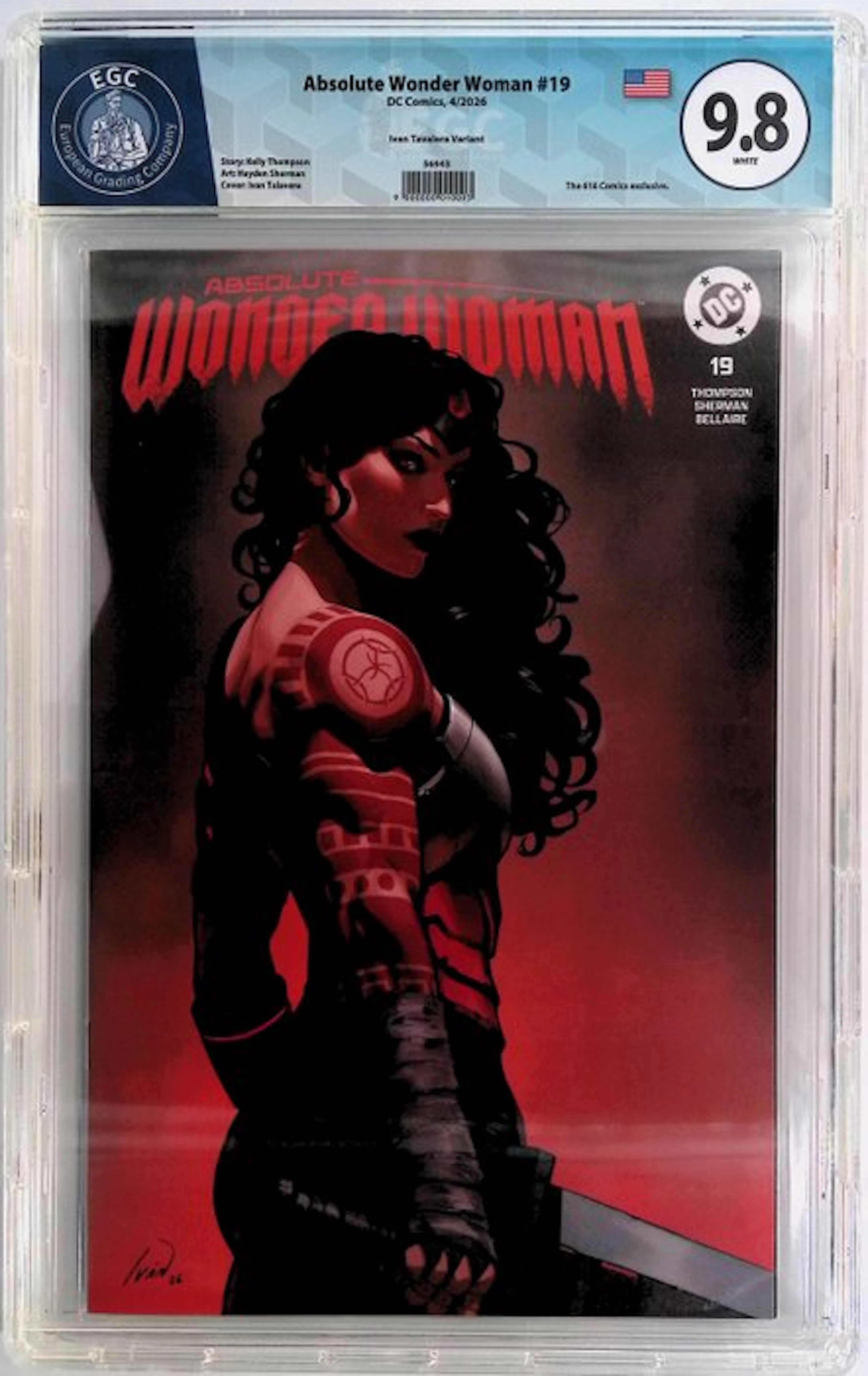 Absolute Wonder Woman #19 - EGC 9.8 - 1 Graded comic - First edition - 2026