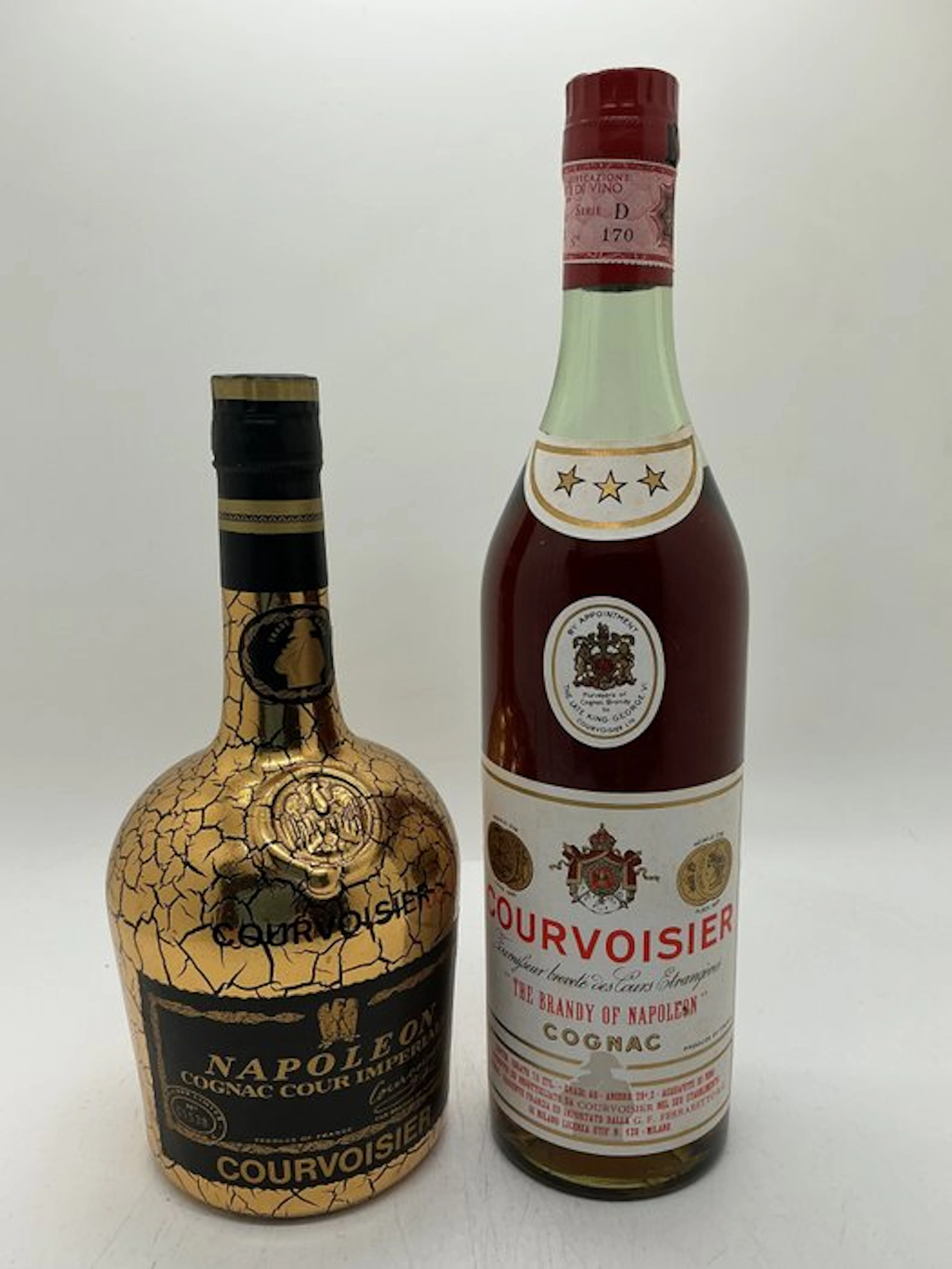 Courvoisier - 3 Star + Napoleon Cour Imperiale - b