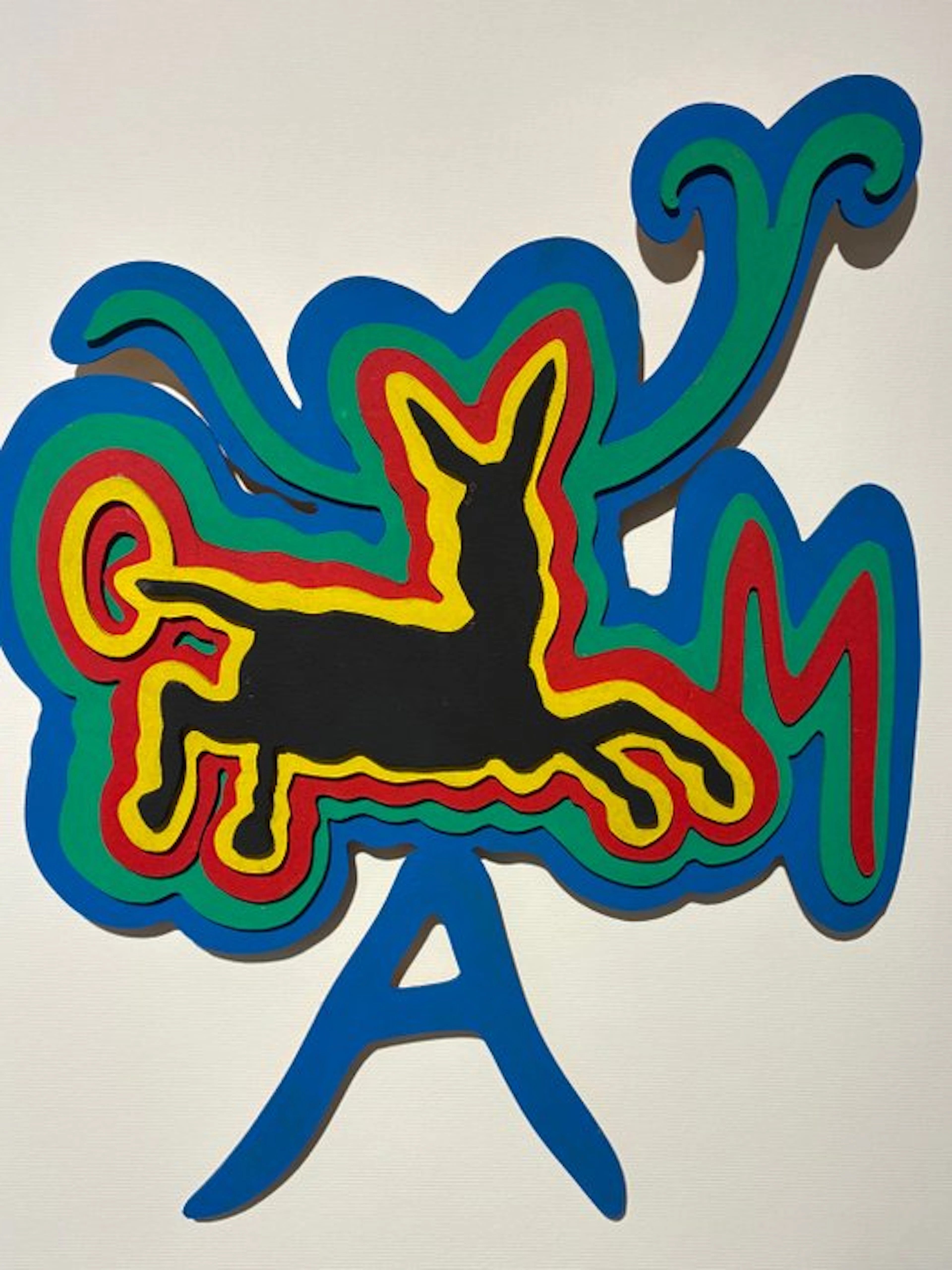 Patrick Moya (1955) - Sculpture, Mulet Moya - 53 cm - Wood - 1998