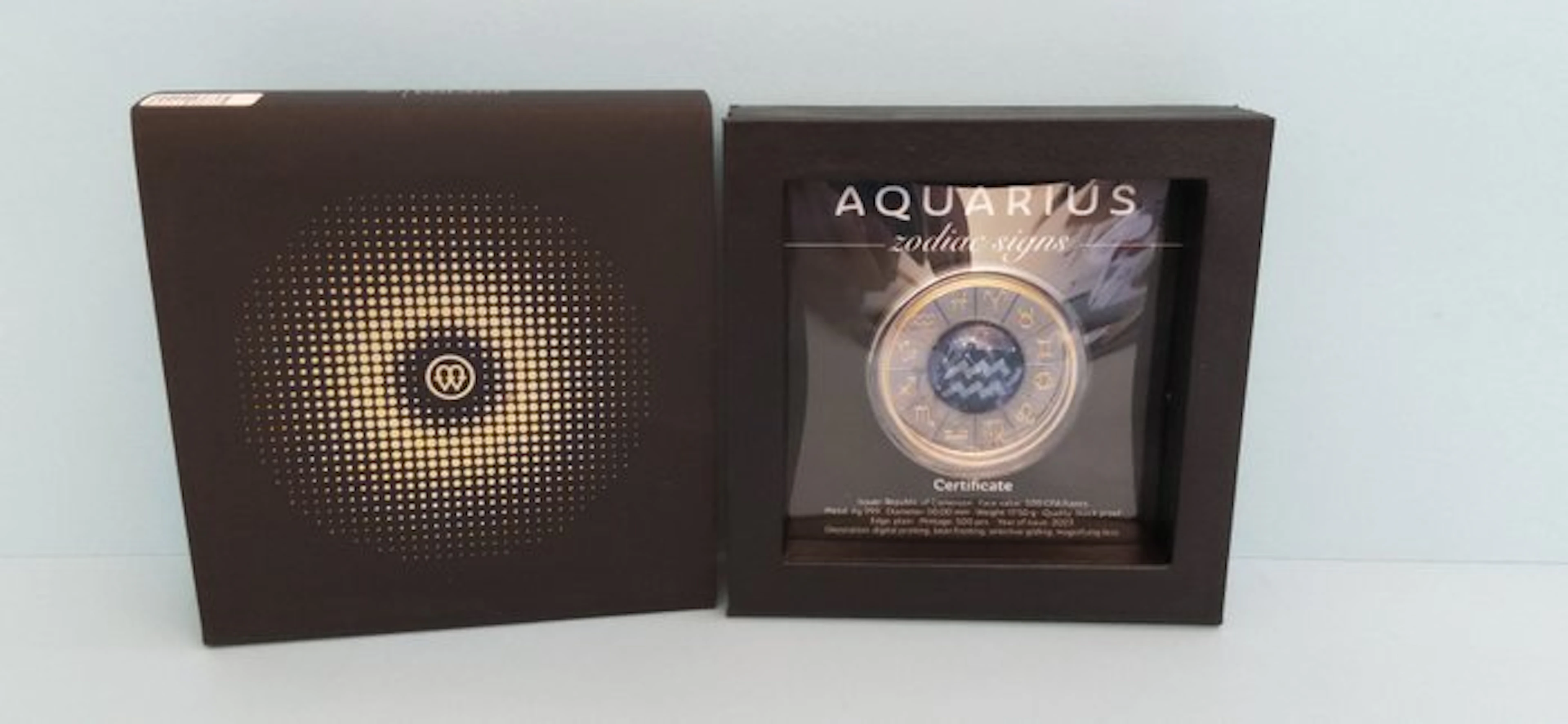 Cameroon. 500 Francs 2023, Aquarius, Silver .999 - 17.50gr. (No reserve price)