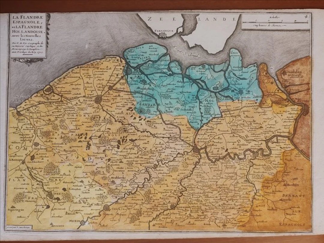 Belgio, Paesi Bassi - Fiandre; Nicolas de Fer (1646 –...