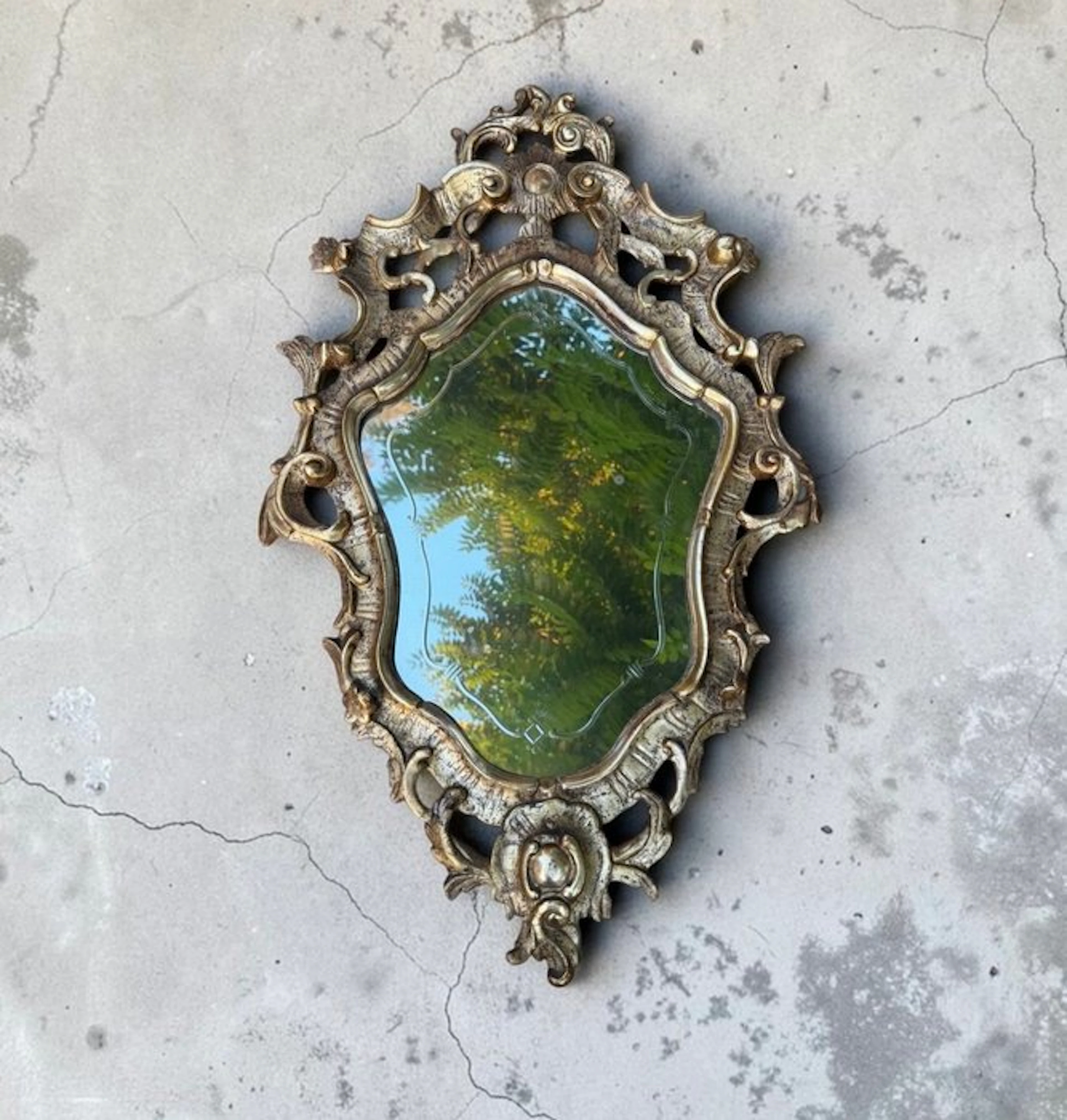 Mirror- Cornucopia - Wood - Baroque