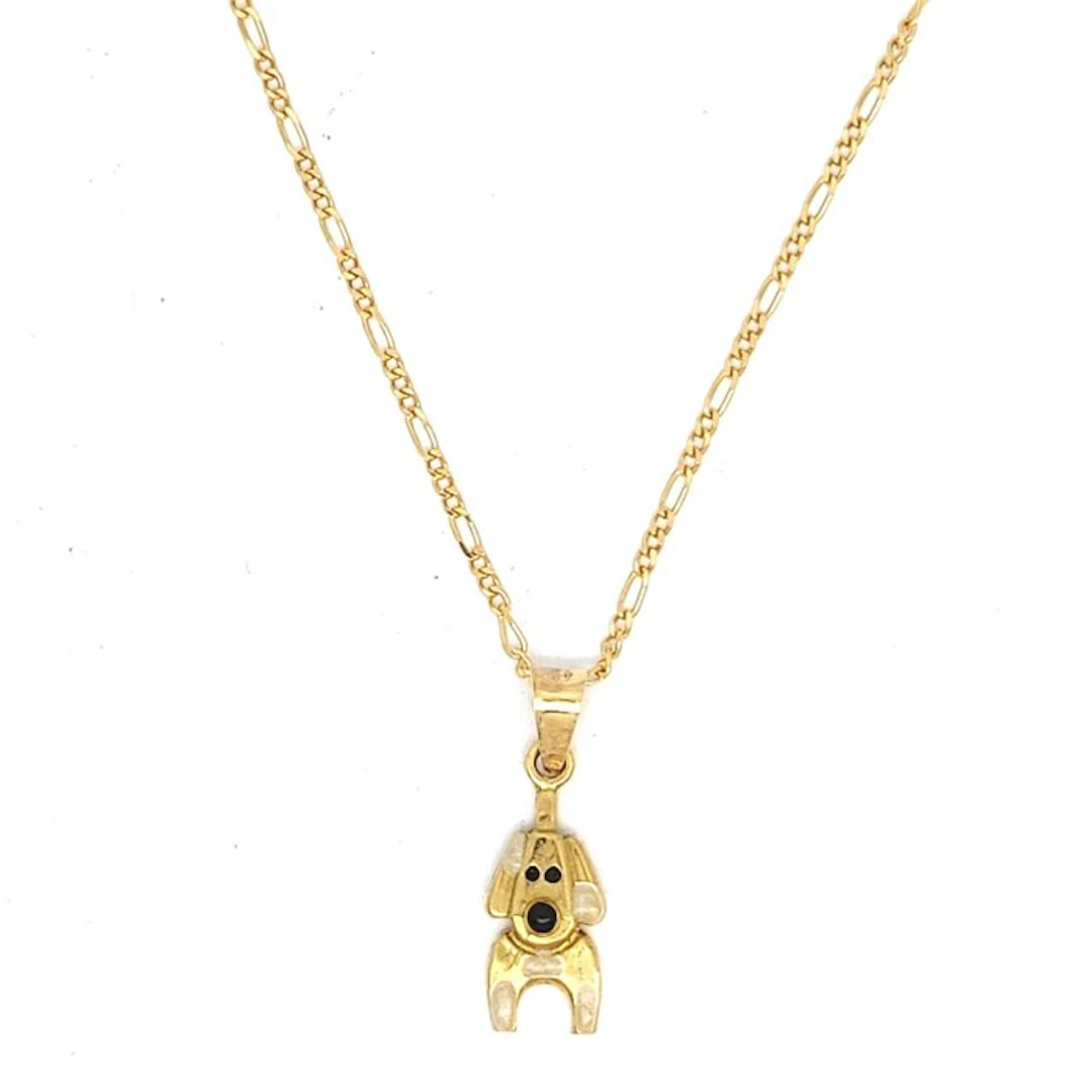 Necklace with pendant - 18 kt. Yellow gold