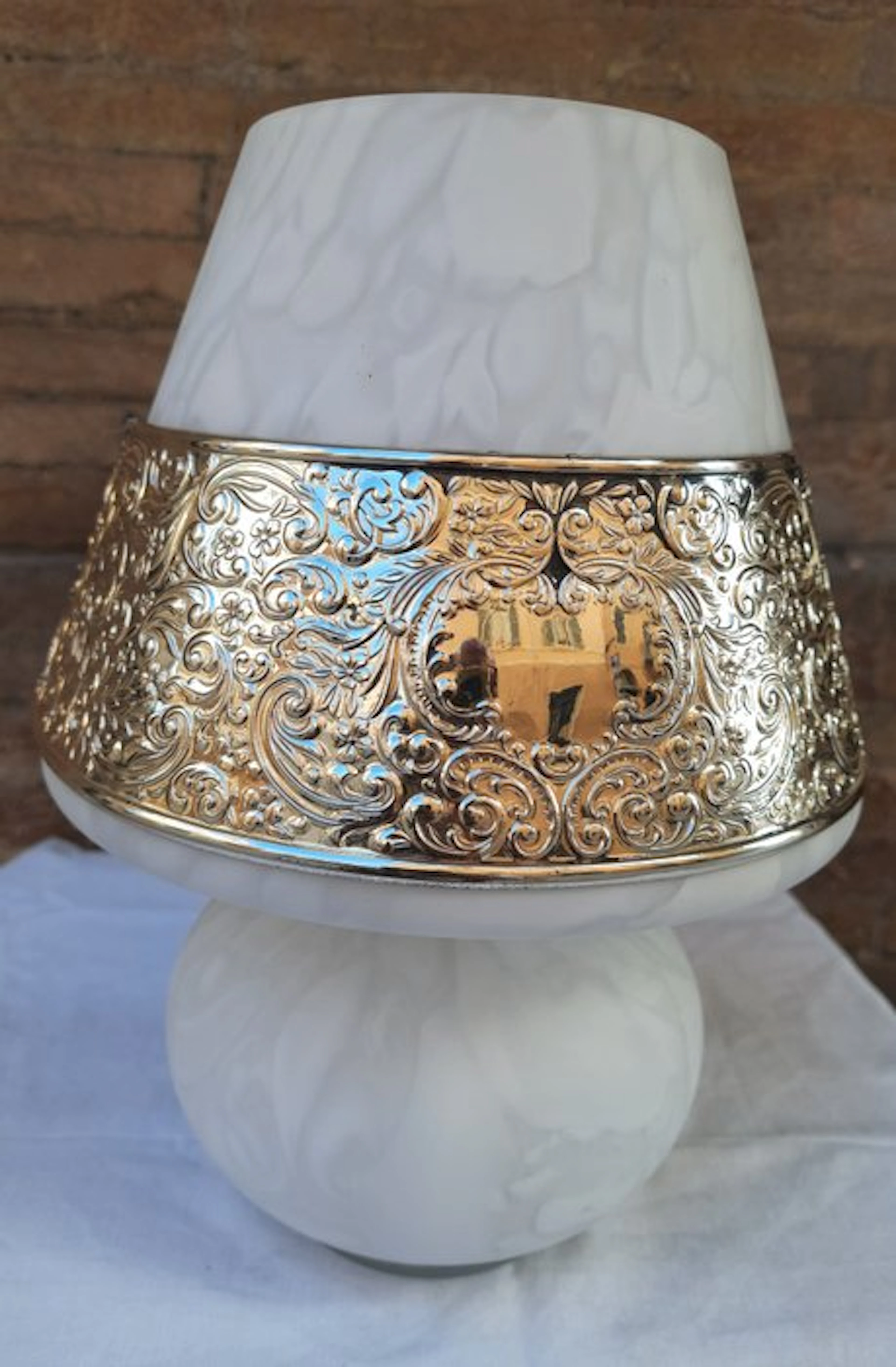 camilletti argenterie - Table lamp - .925 silver - Table lamp