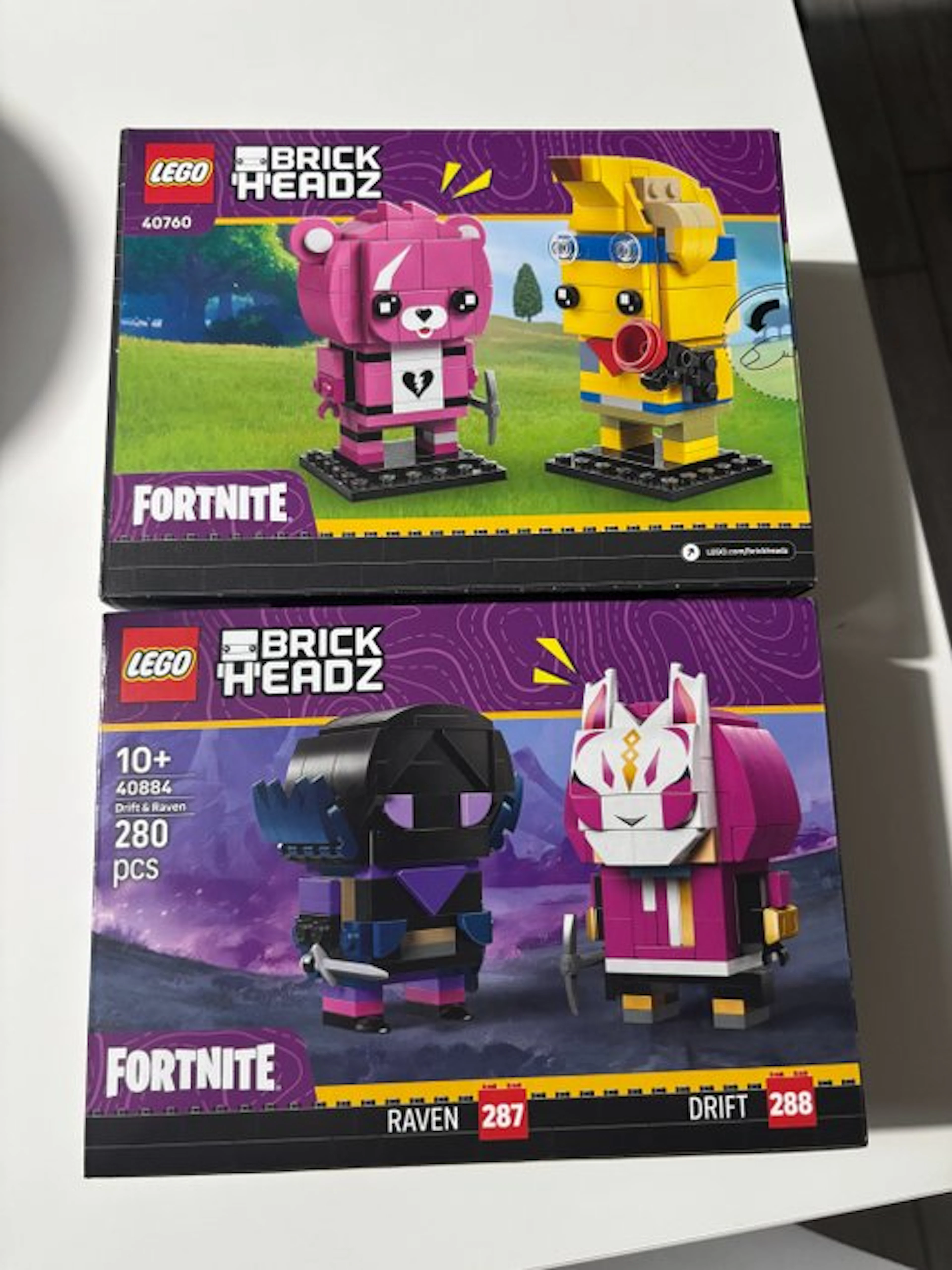 LEGO Set - Fortnite, BrickHeadz - BrickHeadz Fortnite: 40760 e 40884