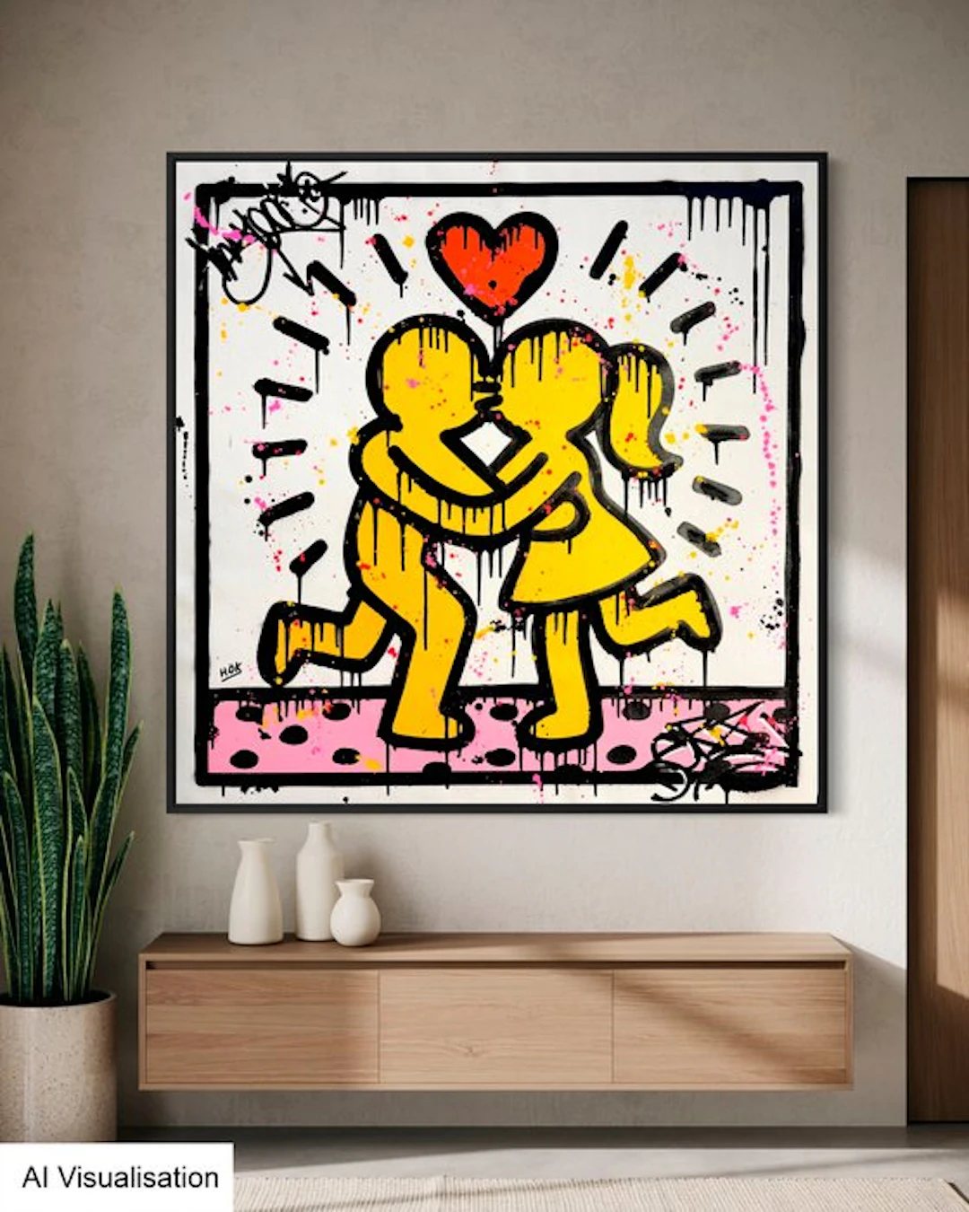 HÖK (1984) - Unconditional Love "Bold Line Series" - Square Extra Large XXXL